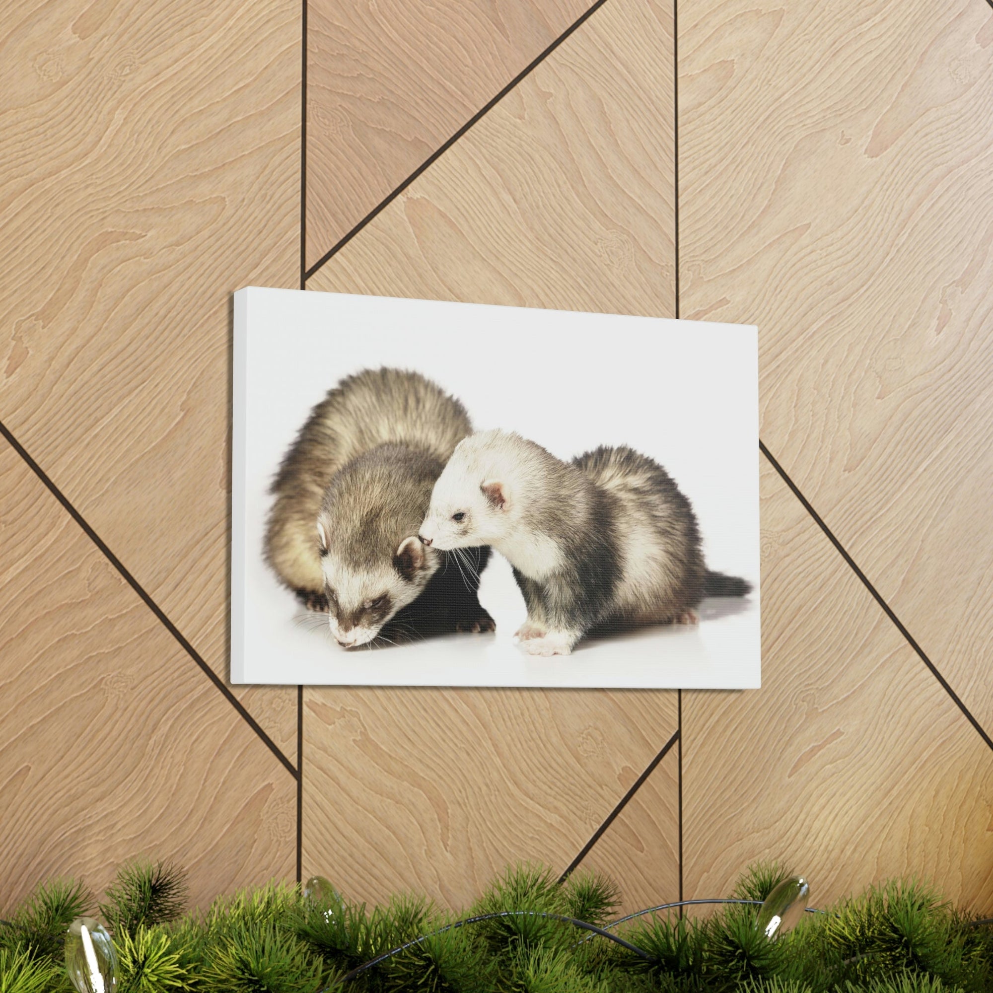 Scripture Walls Badger Group Badger Troop Print Animal Wall Art Wildlife Canvas Prints Wall Art Ready to Hang Unframed-Express Your Love Gifts