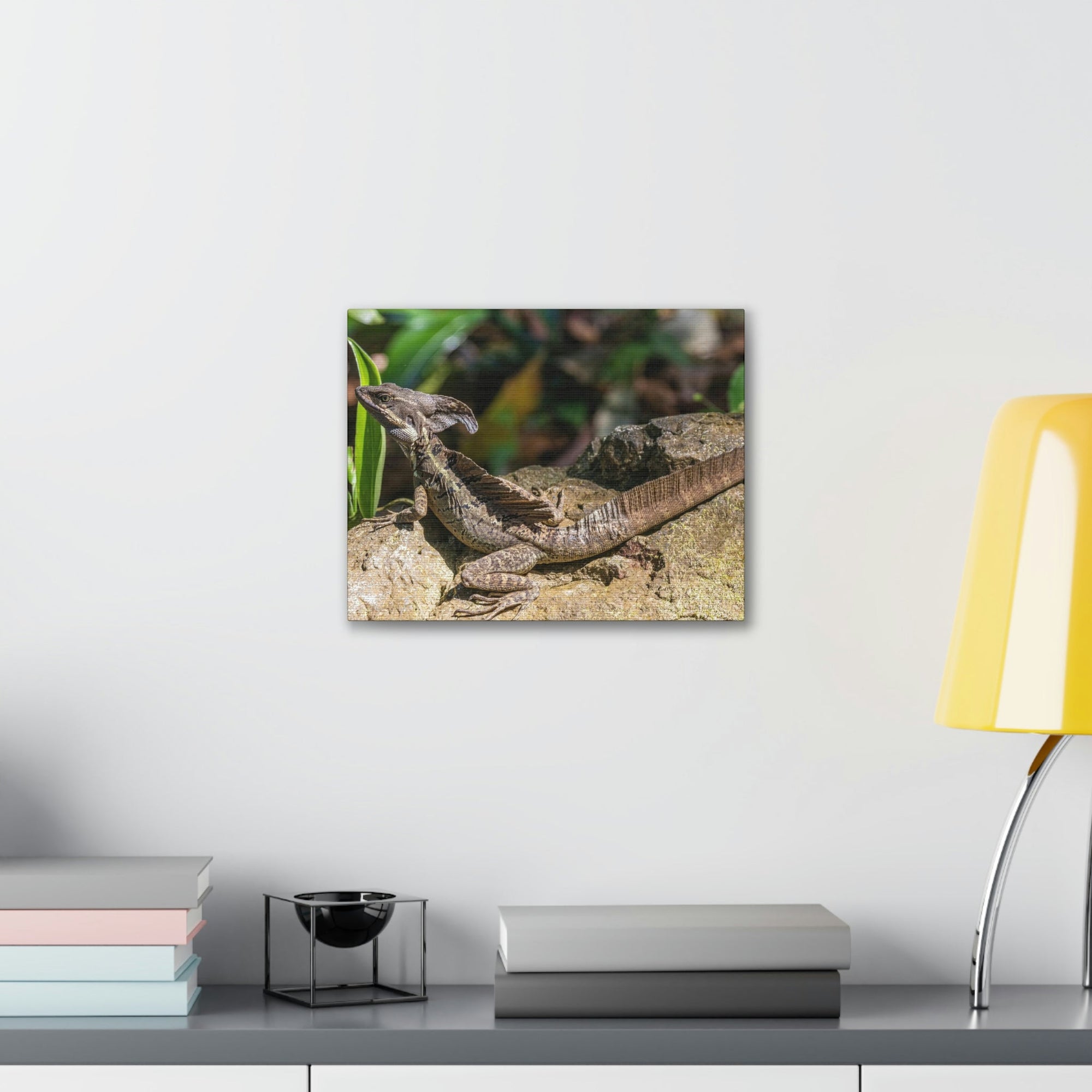 Scripture Walls Basilisk Hunting Basilisk on Hunt Print Animal Wall Art Wildlife Canvas Prints Wall Art Ready to Hang Unframed-Express Your Love Gifts