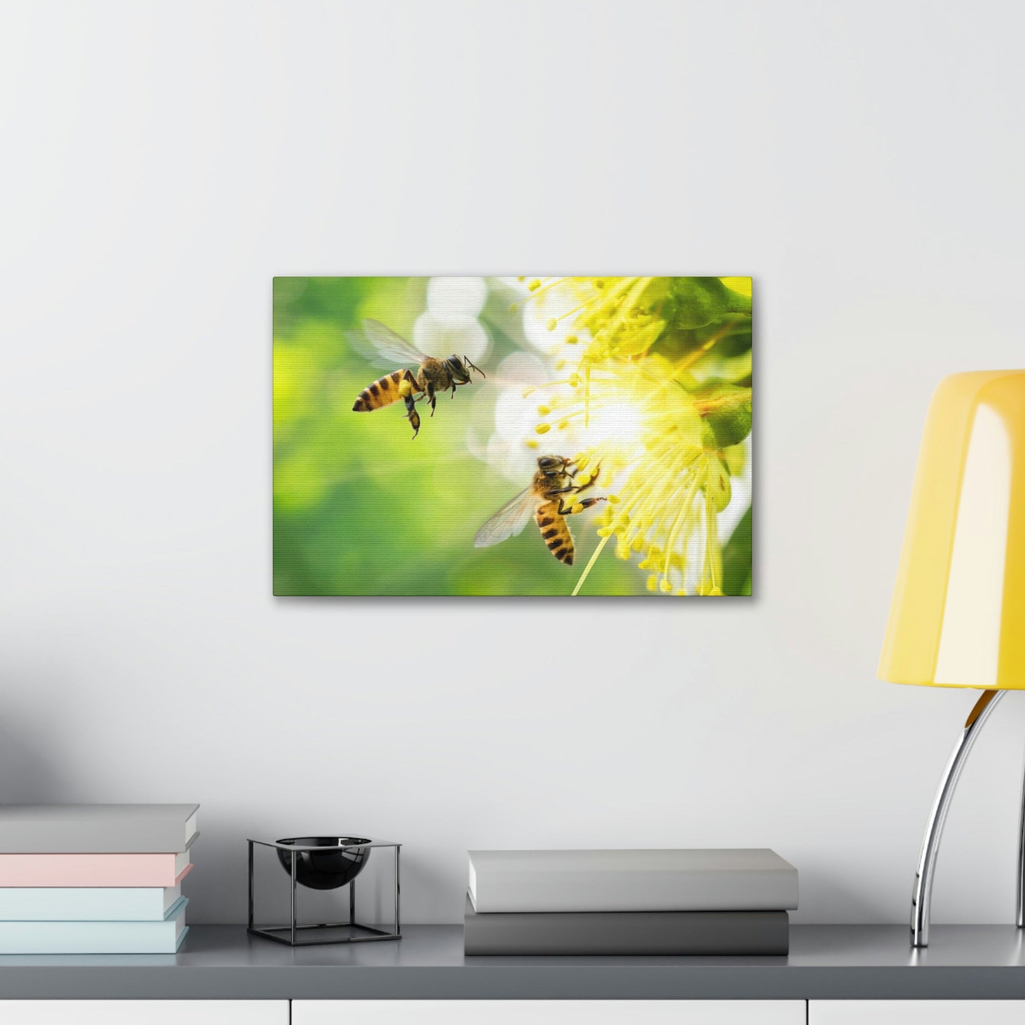 Scripture Walls Bee Couple Bee Troop Print Animal Wall Art Wildlife Canvas Prints Wall Art Ready to Hang Unframed-Express Your Love Gifts