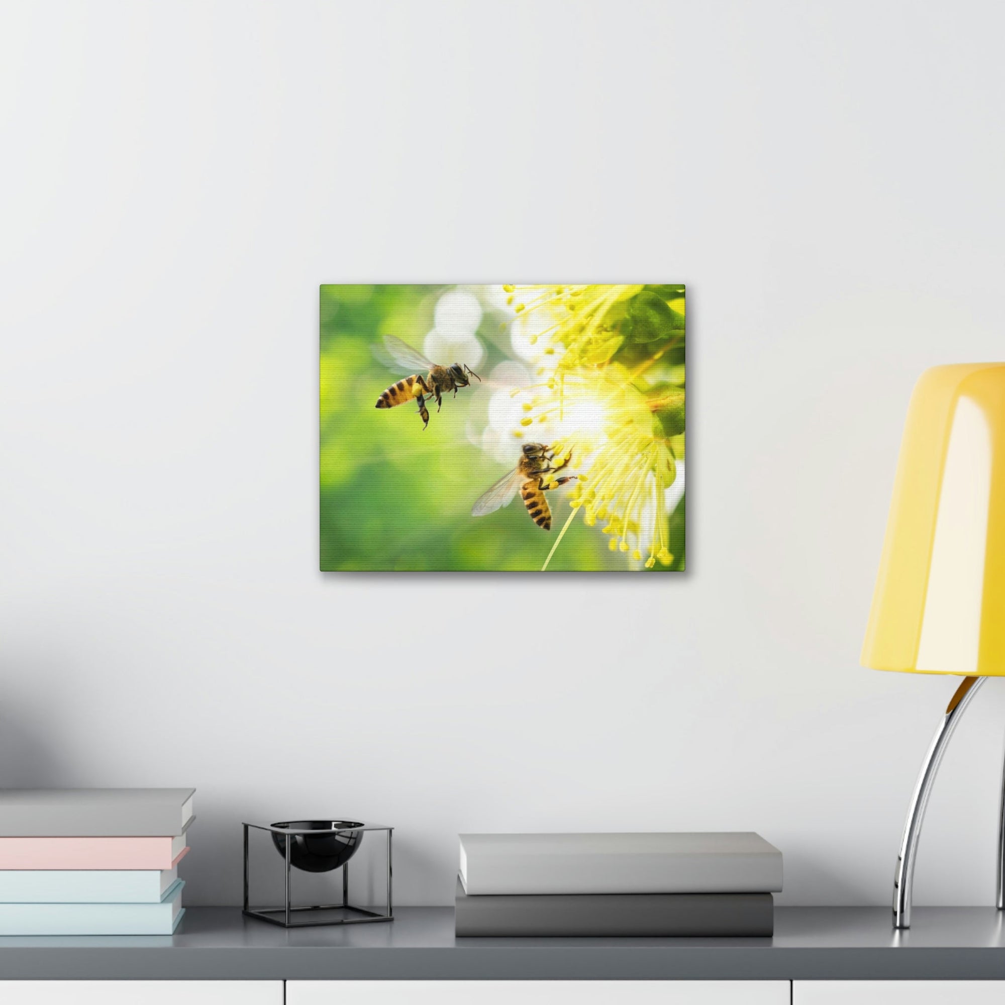 Scripture Walls Bee Couple Bee Troop Print Animal Wall Art Wildlife Canvas Prints Wall Art Ready to Hang Unframed-Express Your Love Gifts