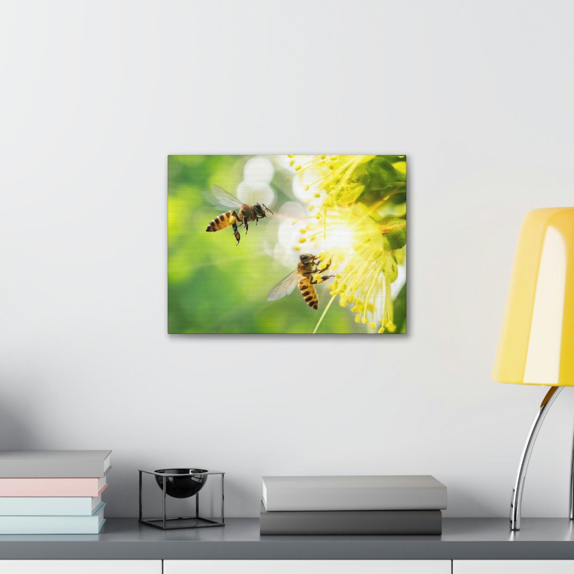 Scripture Walls Bee Couple Bee Troop Print Animal Wall Art Wildlife Canvas Prints Wall Art Ready to Hang Unframed-Express Your Love Gifts