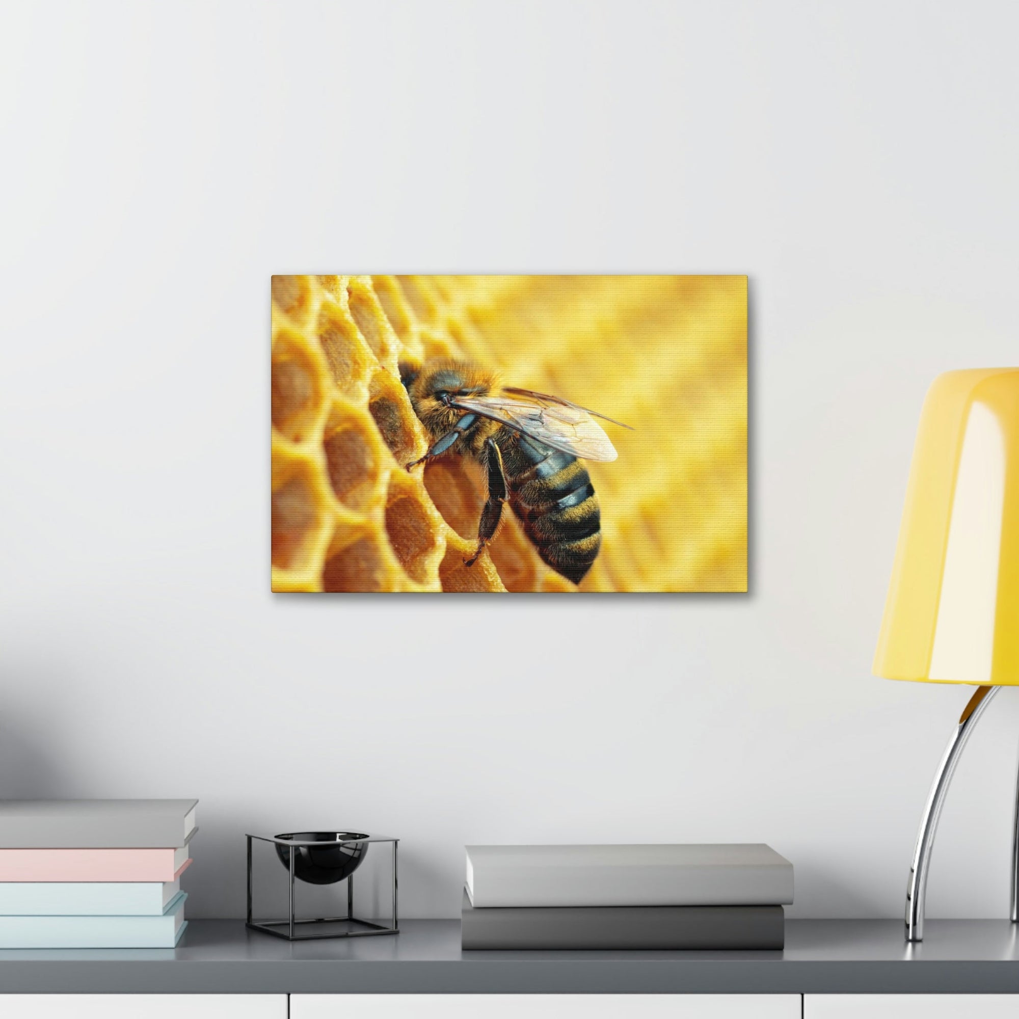 Scripture Walls Bee Hunting Bee on Hunt Print Animal Wall Art Wildlife Canvas Prints Wall Art Ready to Hang Unframed-Express Your Love Gifts