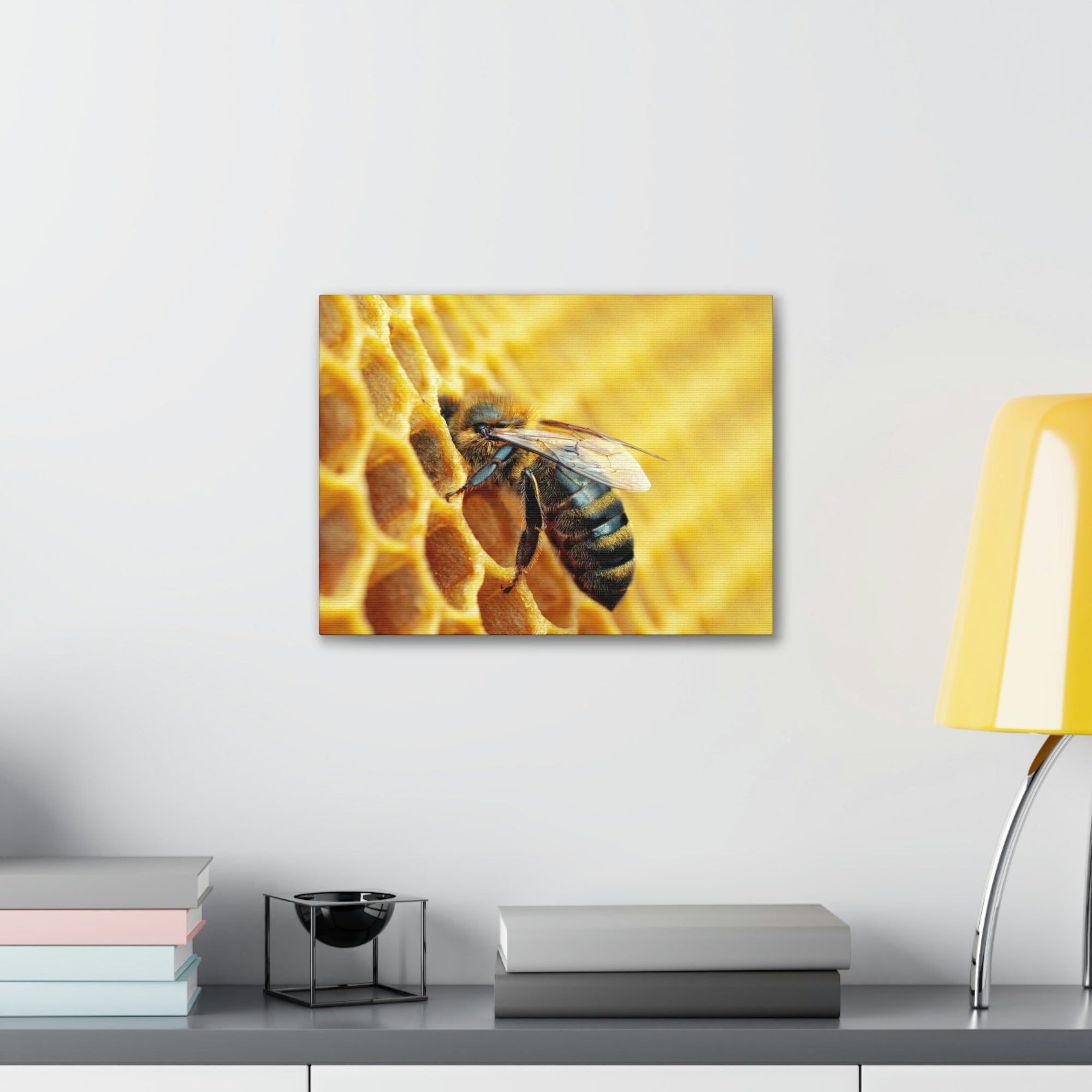 Scripture Walls Bee Hunting Bee on Hunt Print Animal Wall Art Wildlife Canvas Prints Wall Art Ready to Hang Unframed-Express Your Love Gifts