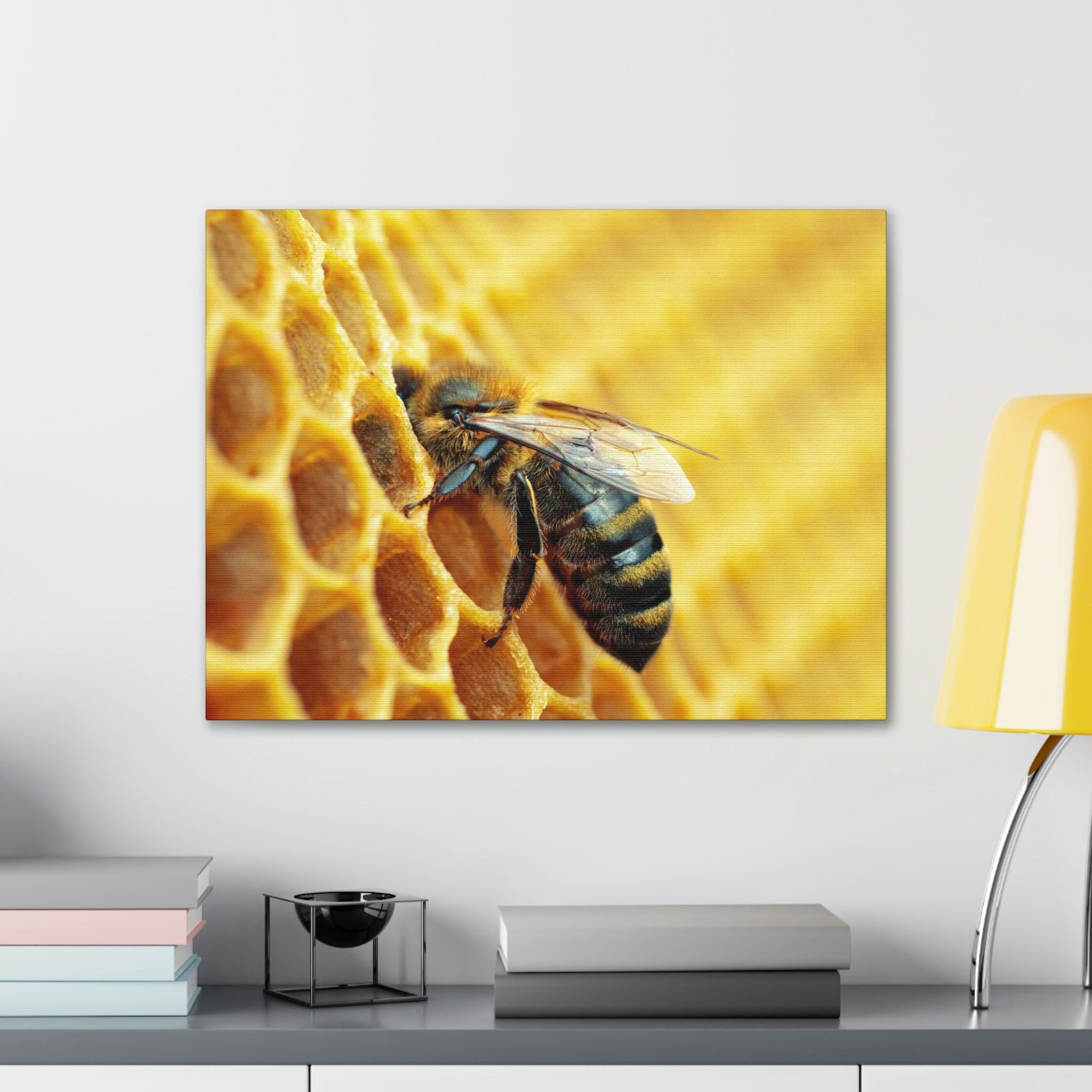 Scripture Walls Bee Hunting Bee on Hunt Print Animal Wall Art Wildlife Canvas Prints Wall Art Ready to Hang Unframed-Express Your Love Gifts