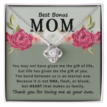 To My Mom Thank You For the Greatest Mom Infinity Knot Necklace Messag -  Express Your Love Gifts