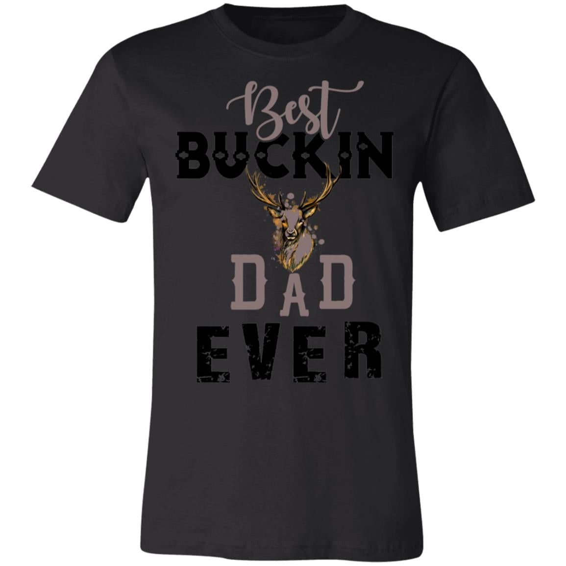 Best Buckin' Dad Hunter Gift T-Shirt-Express Your Love Gifts