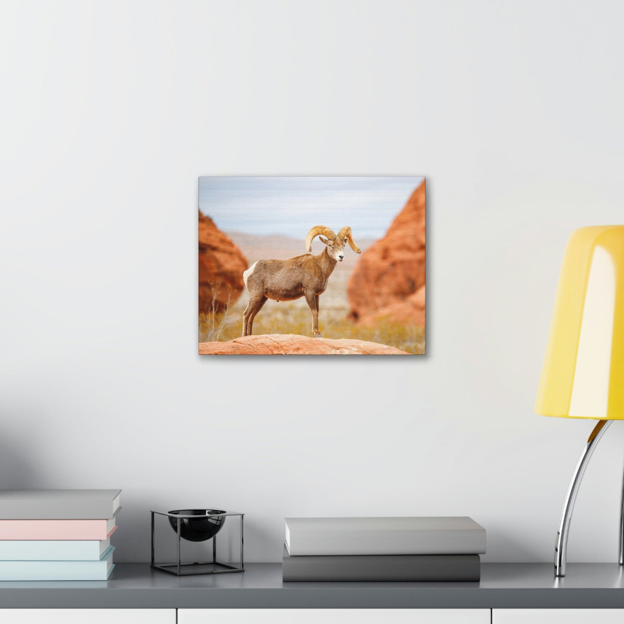 Scripture Walls Big-horned sheep Hunting Big-horned sheep on Hunt Print Animal Wall Art Wildlife Canvas Prints Wall Art Ready to Hang Unframed-Express Your Love Gifts