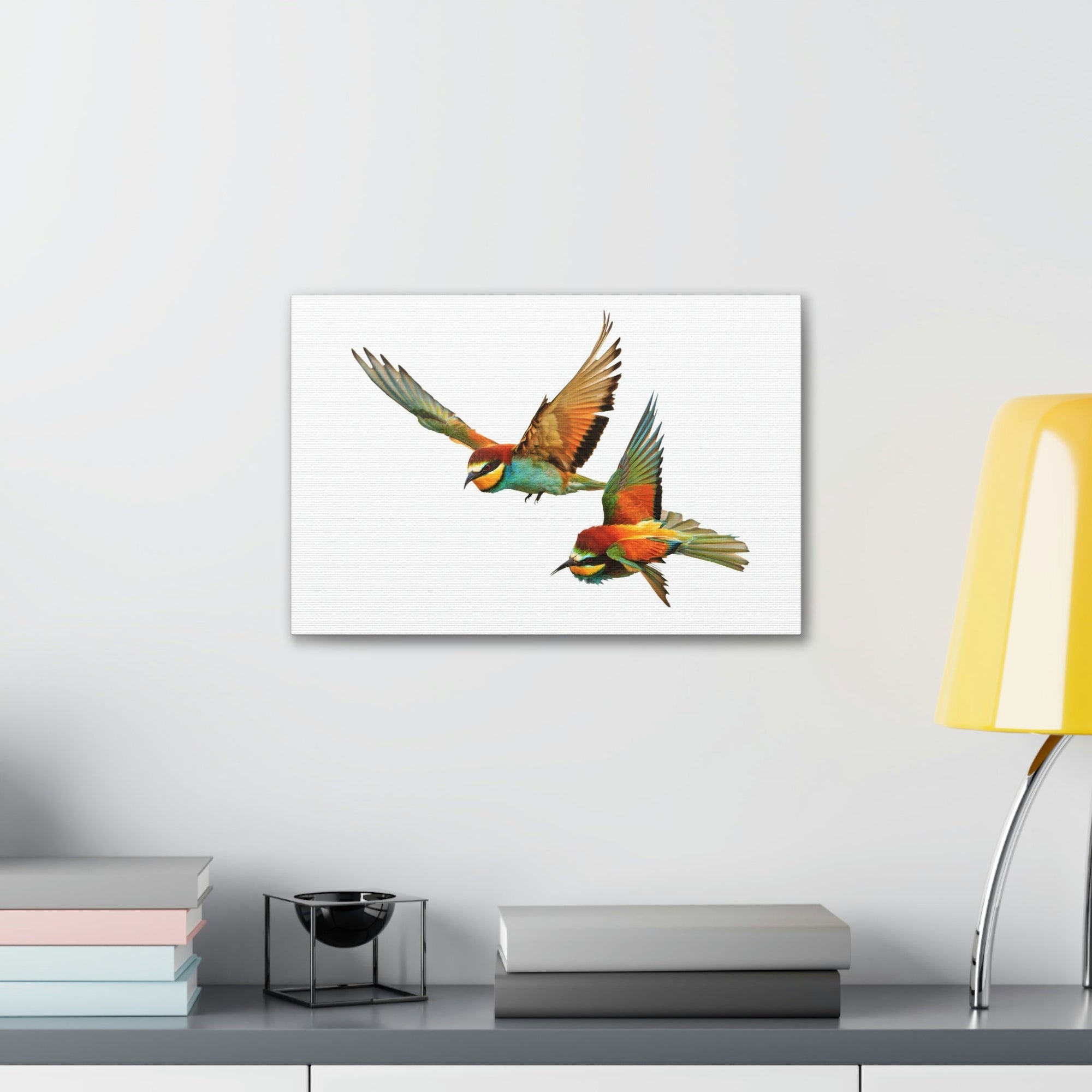 Scripture Walls Bird Couple Bird Troop Print Animal Wall Art Wildlife Canvas Prints Wall Art Ready to Hang Unframed-Express Your Love Gifts