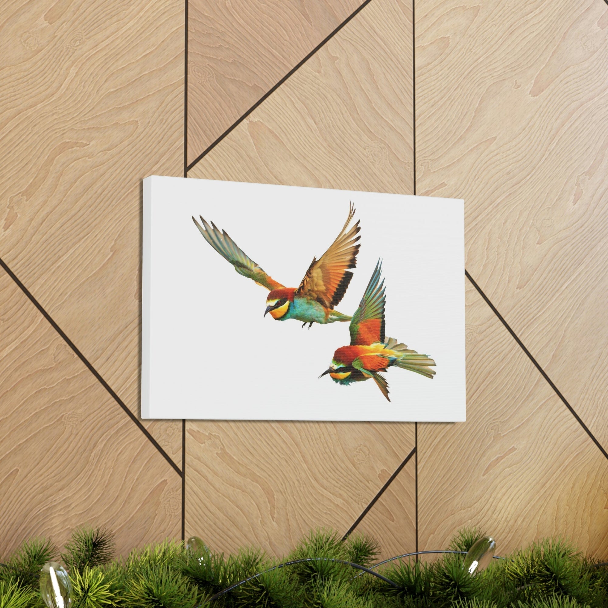 Scripture Walls Bird Couple Bird Troop Print Animal Wall Art Wildlife Canvas Prints Wall Art Ready to Hang Unframed-Express Your Love Gifts