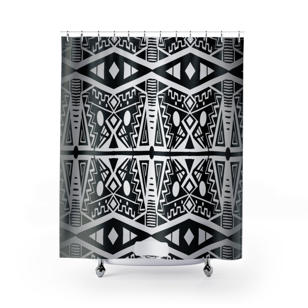 Black And White Stylish Design 71&quot; x 74&quot; Elegant Waterproof Shower Curtain for a Spa-like Bathroom Paradise Exceptional Craftsmanship-Express Your Love Gifts