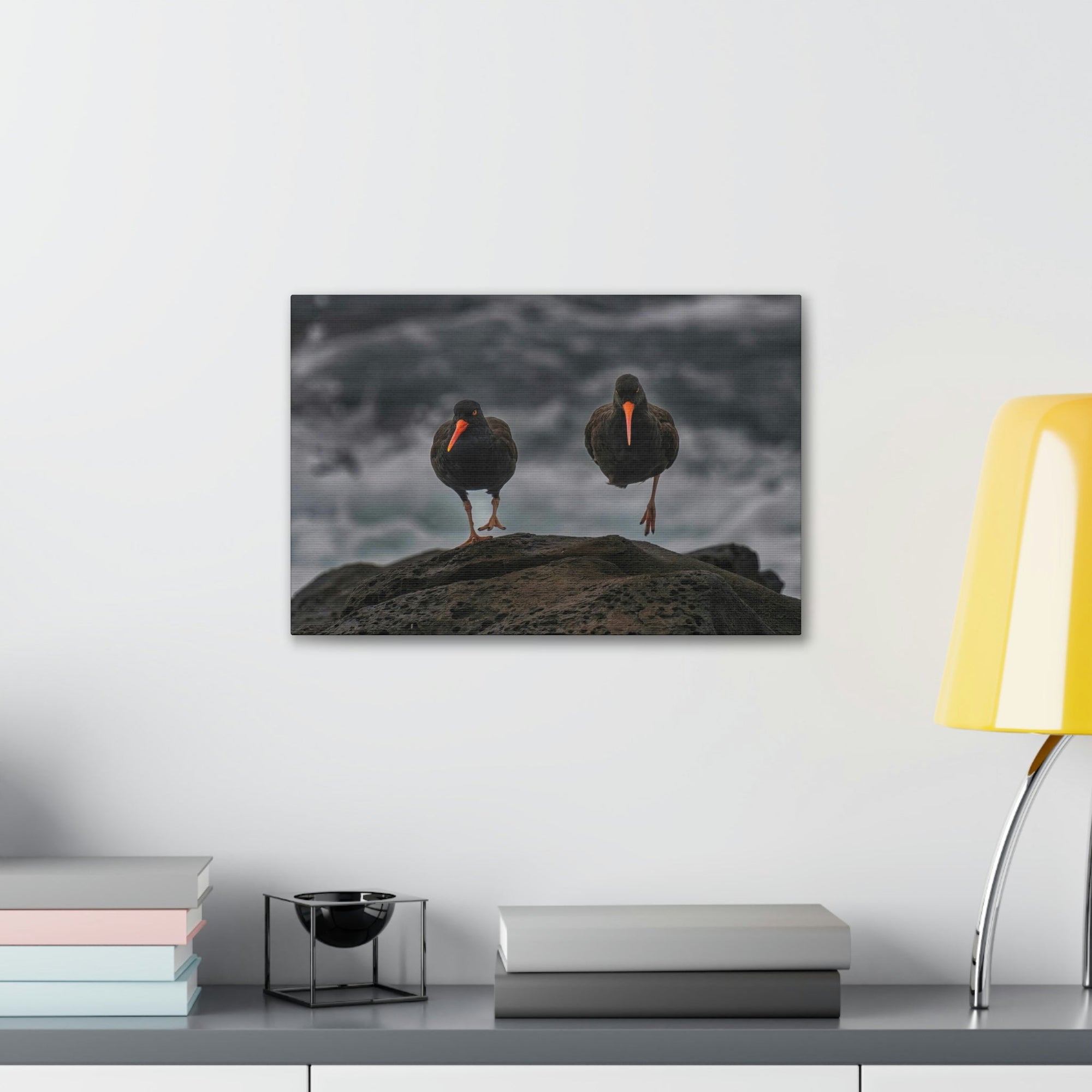 Scripture Walls Blackbird Couple Blackbird Troop Print Animal Wall Art Wildlife Canvas Prints Wall Art Ready to Hang Unframed-Express Your Love Gifts