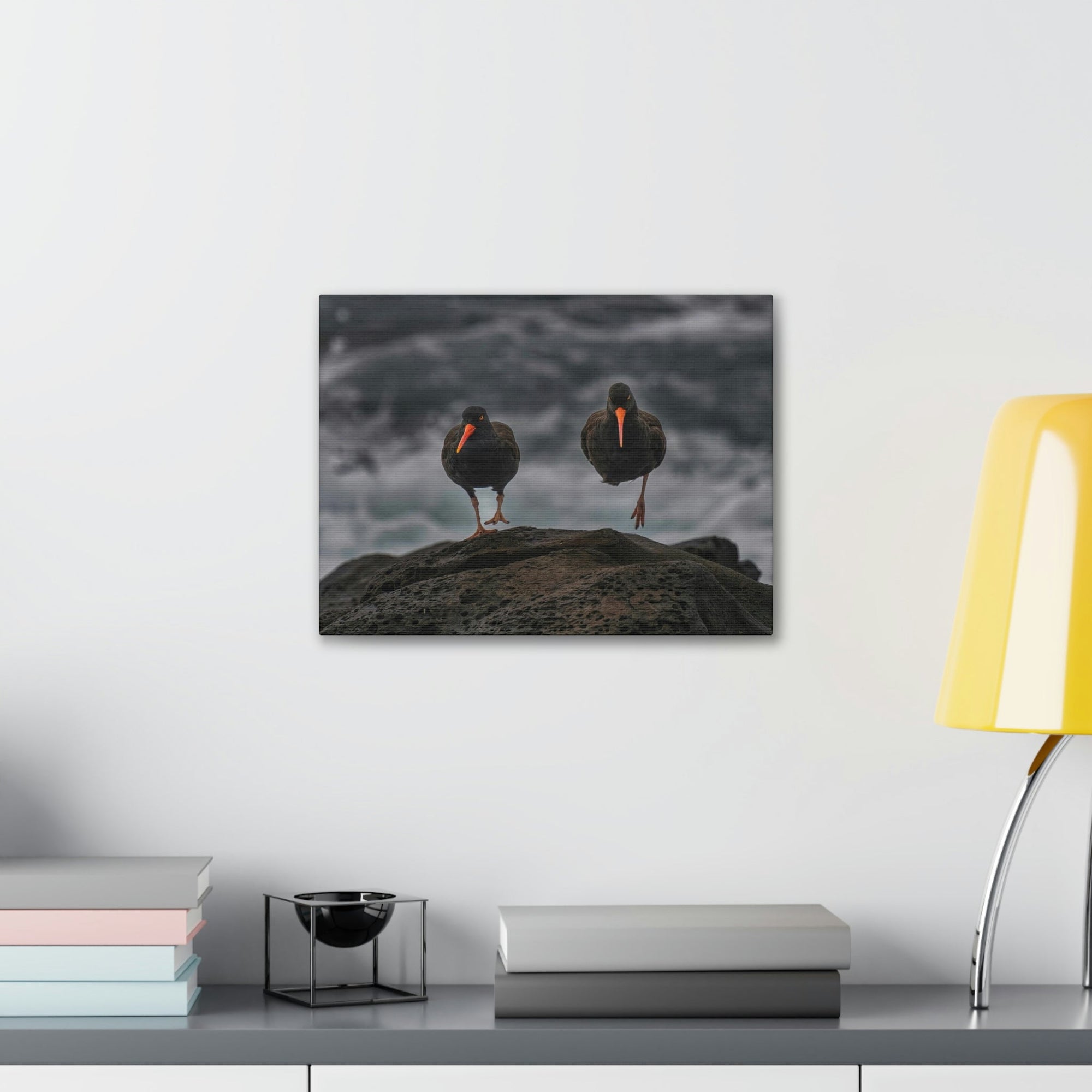 Scripture Walls Blackbird Couple Blackbird Troop Print Animal Wall Art Wildlife Canvas Prints Wall Art Ready to Hang Unframed-Express Your Love Gifts