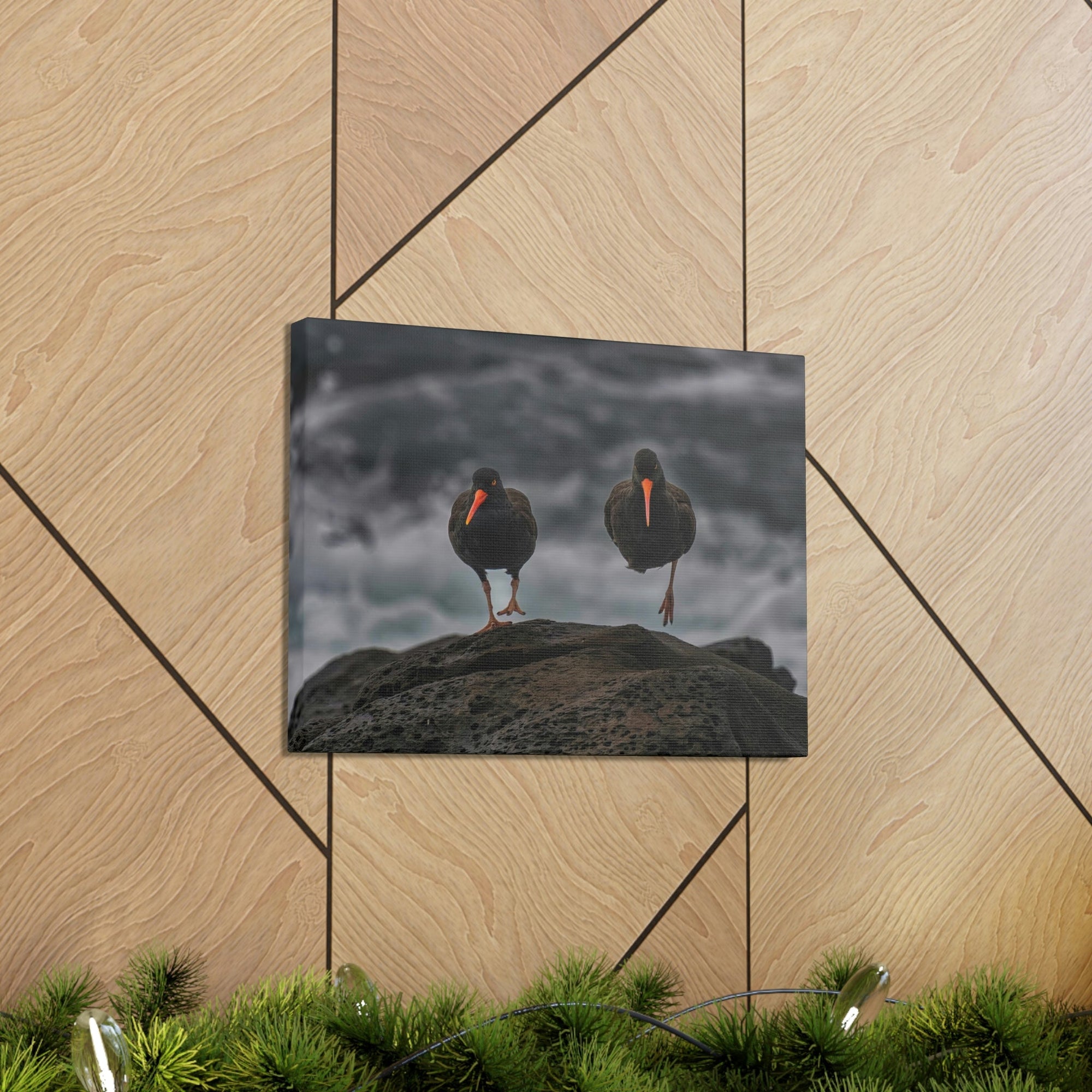 Scripture Walls Blackbird Couple Blackbird Troop Print Animal Wall Art Wildlife Canvas Prints Wall Art Ready to Hang Unframed-Express Your Love Gifts