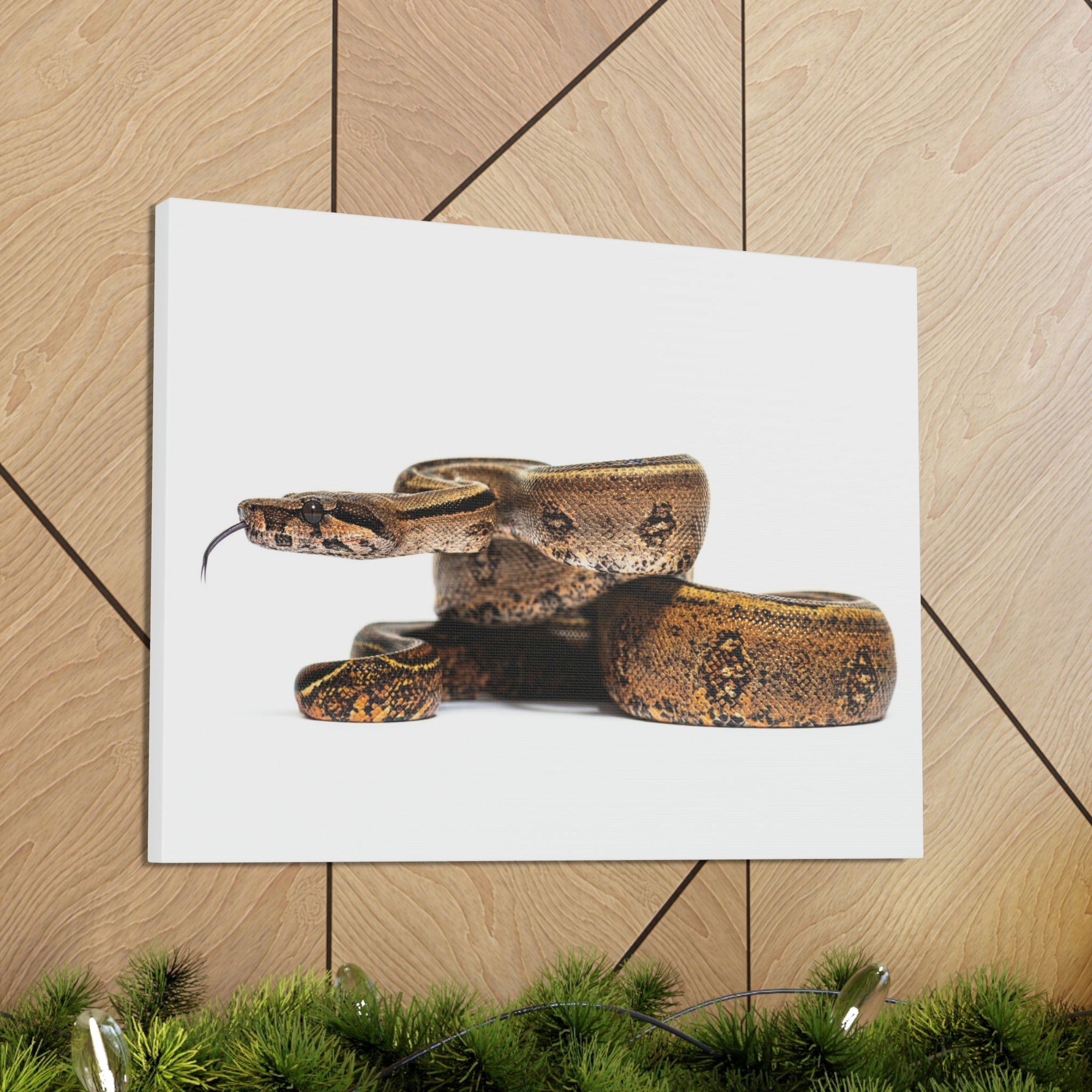 Scripture Walls Boa Hunting Boa on Hunt Print Animal Wall Art Wildlife Canvas Prints Wall Art Ready to Hang Unframed-Express Your Love Gifts