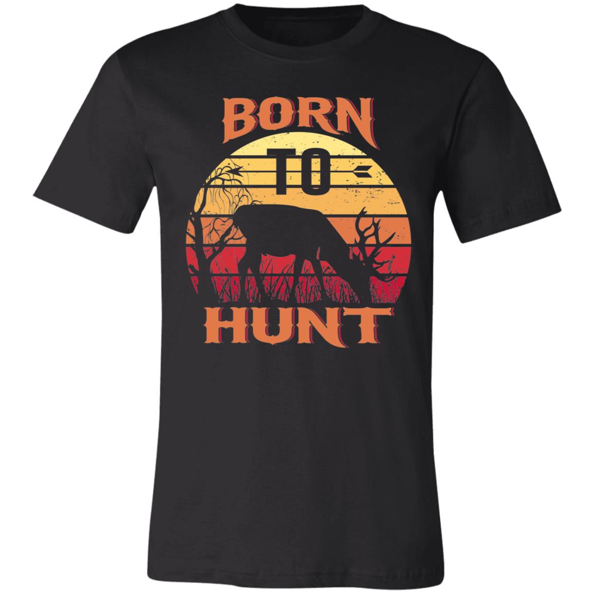 Born to Hunt Deer Hunter Gift T-Shirt-Express Your Love Gifts