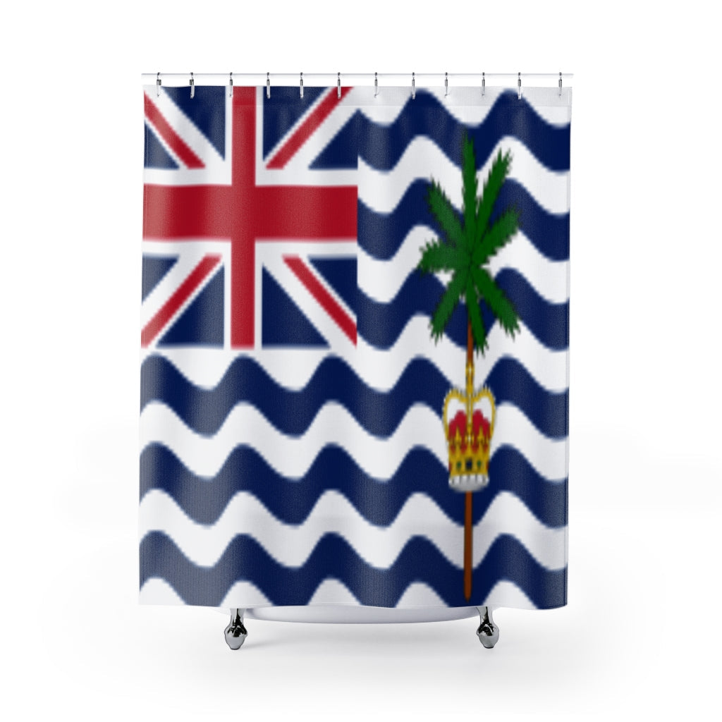 British Indian Ocean Stylish Design 71&quot; x 74&quot; Elegant Waterproof Shower Curtain for a Spa-like Bathroom Paradise Exceptional Craftsmanship-Express Your Love Gifts