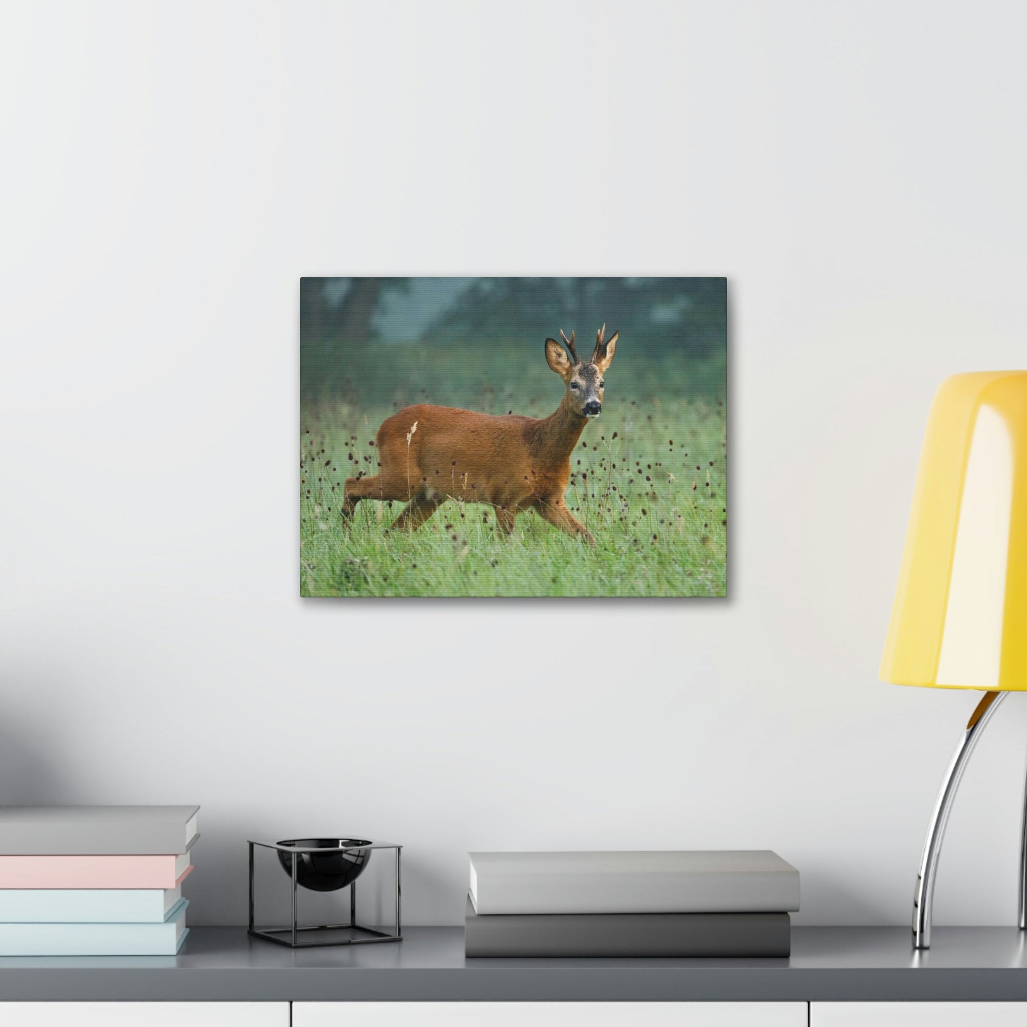 Scripture Walls Buck Hunting Buck on Hunt Print Animal Wall Art Wildlife Canvas Prints Wall Art Ready to Hang Unframed-Express Your Love Gifts