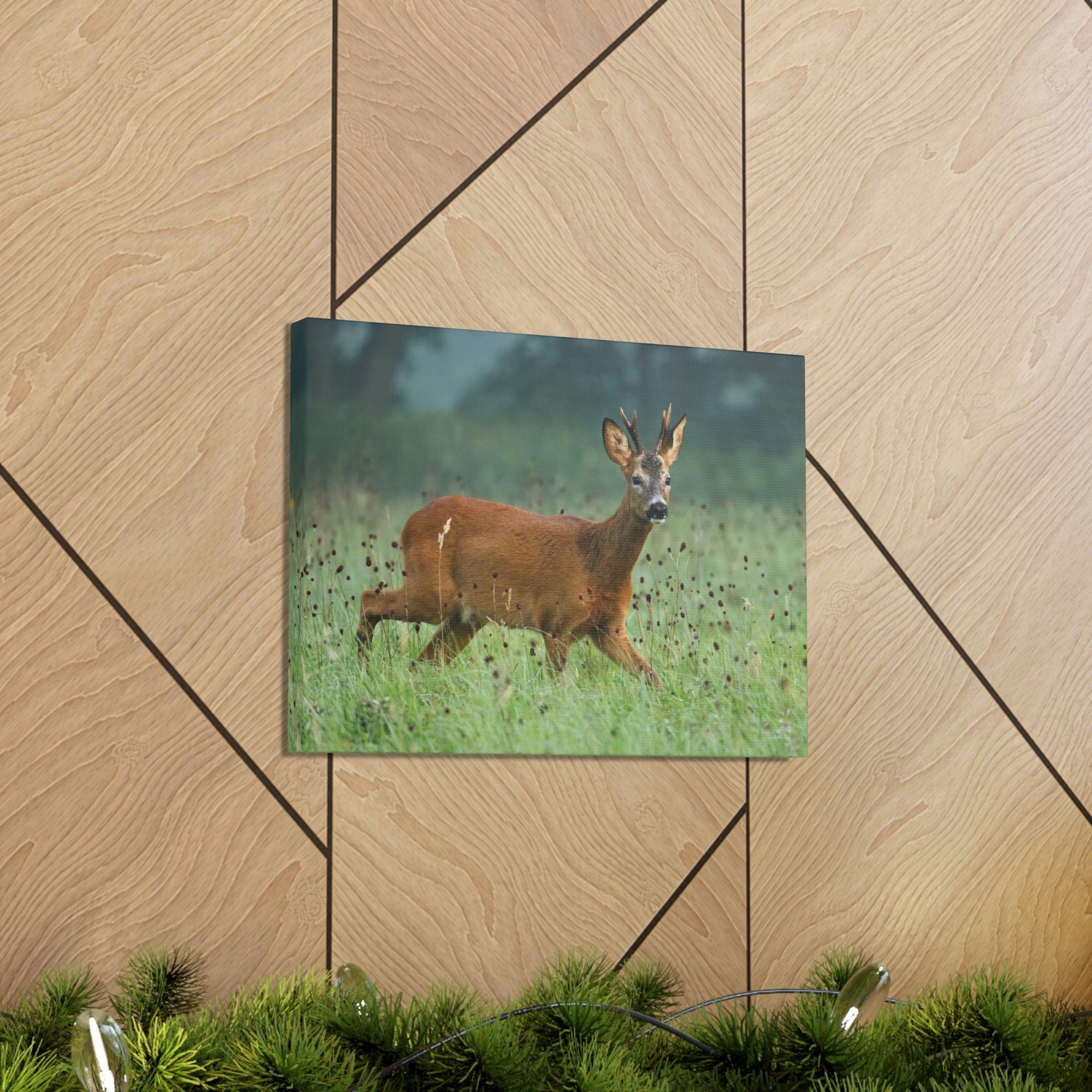 Scripture Walls Buck Hunting Buck on Hunt Print Animal Wall Art Wildlife Canvas Prints Wall Art Ready to Hang Unframed-Express Your Love Gifts