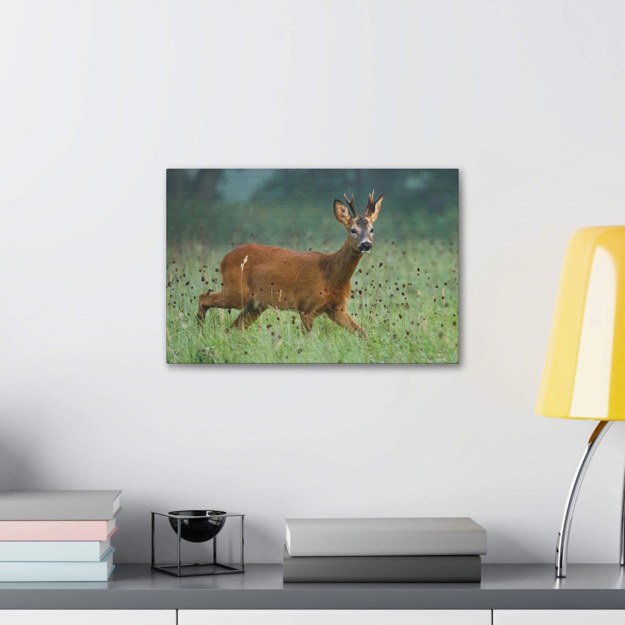 Scripture Walls Buck Hunting Buck on Hunt Print Animal Wall Art Wildlife Canvas Prints Wall Art Ready to Hang Unframed-Express Your Love Gifts