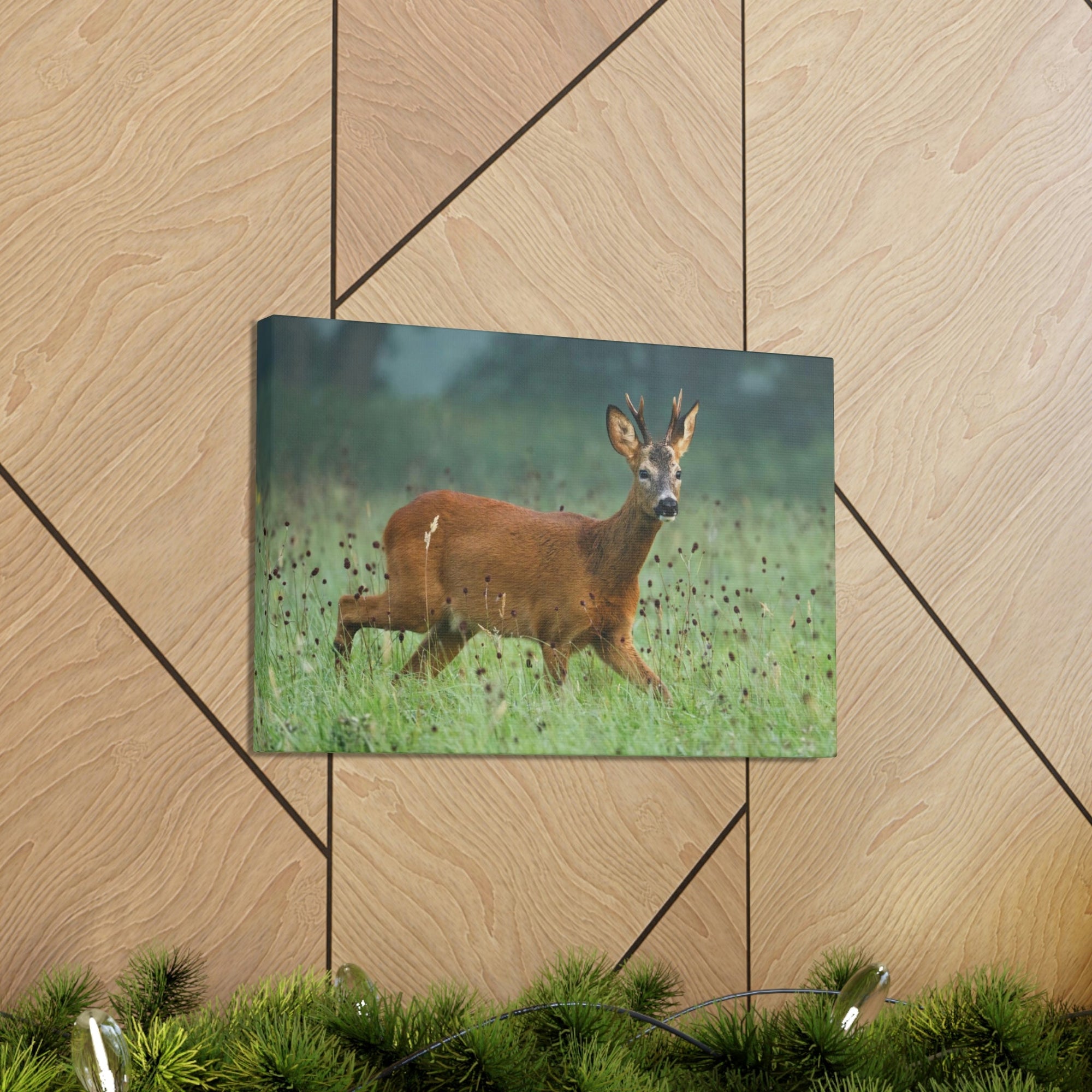 Scripture Walls Buck Hunting Buck on Hunt Print Animal Wall Art Wildlife Canvas Prints Wall Art Ready to Hang Unframed-Express Your Love Gifts