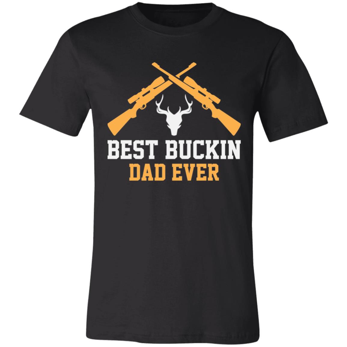 Buckin' Dad Hunter Gift T-Shirt-Express Your Love Gifts