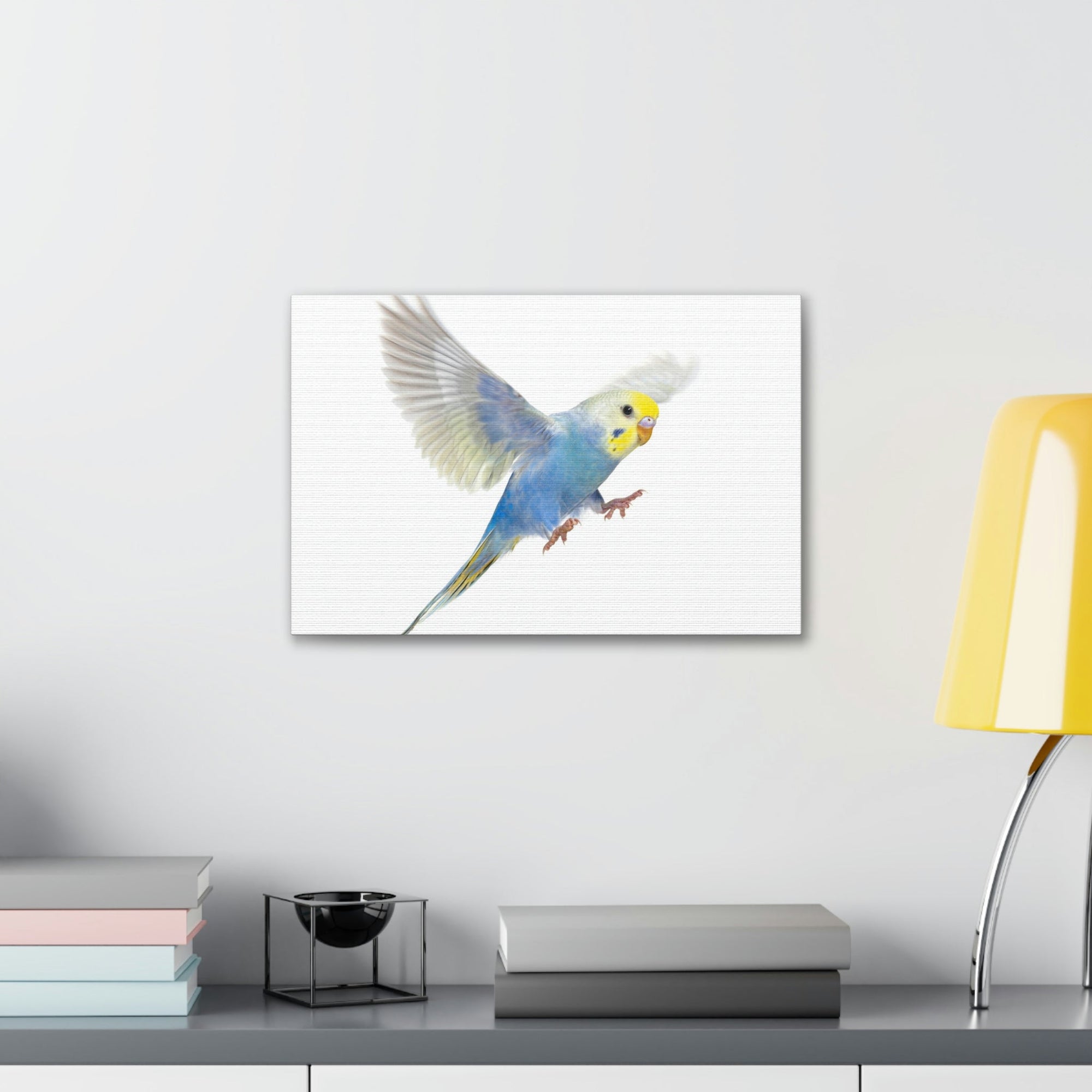 Scripture Walls Budgie Hunting Budgie on Hunt Print Animal Wall Art Wildlife Canvas Prints Wall Art Ready to Hang Unframed-Express Your Love Gifts