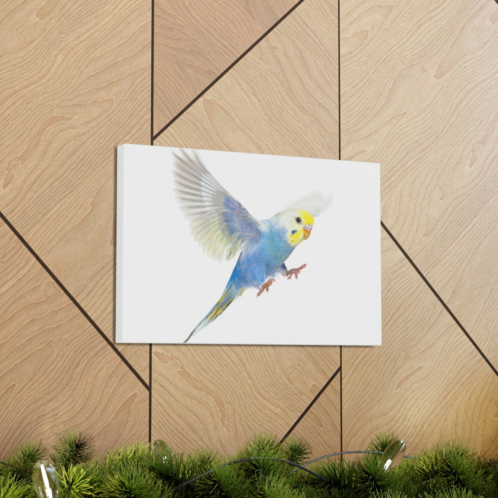 Scripture Walls Budgie Hunting Budgie on Hunt Print Animal Wall Art Wildlife Canvas Prints Wall Art Ready to Hang Unframed-Express Your Love Gifts