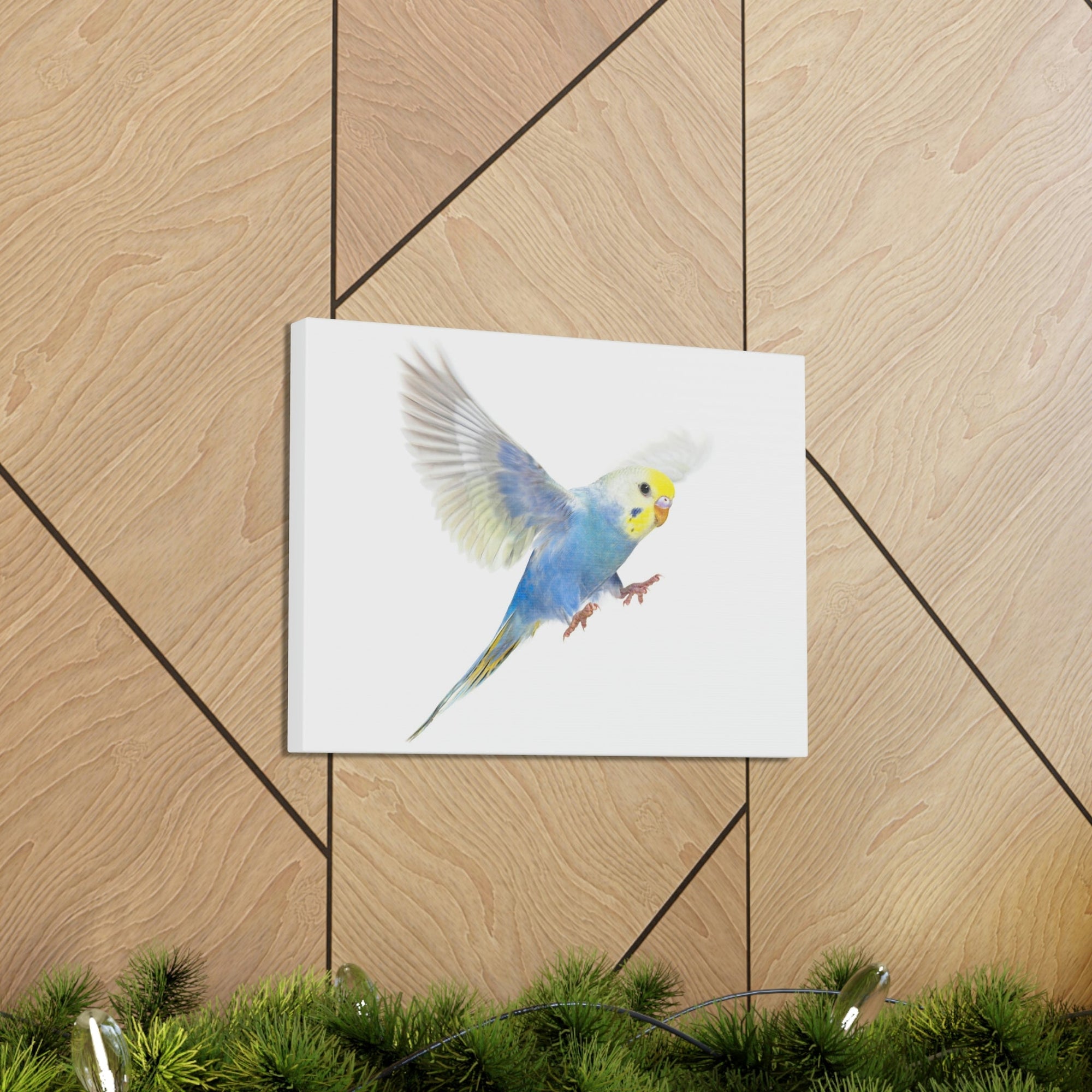 Scripture Walls Budgie Hunting Budgie on Hunt Print Animal Wall Art Wildlife Canvas Prints Wall Art Ready to Hang Unframed-Express Your Love Gifts