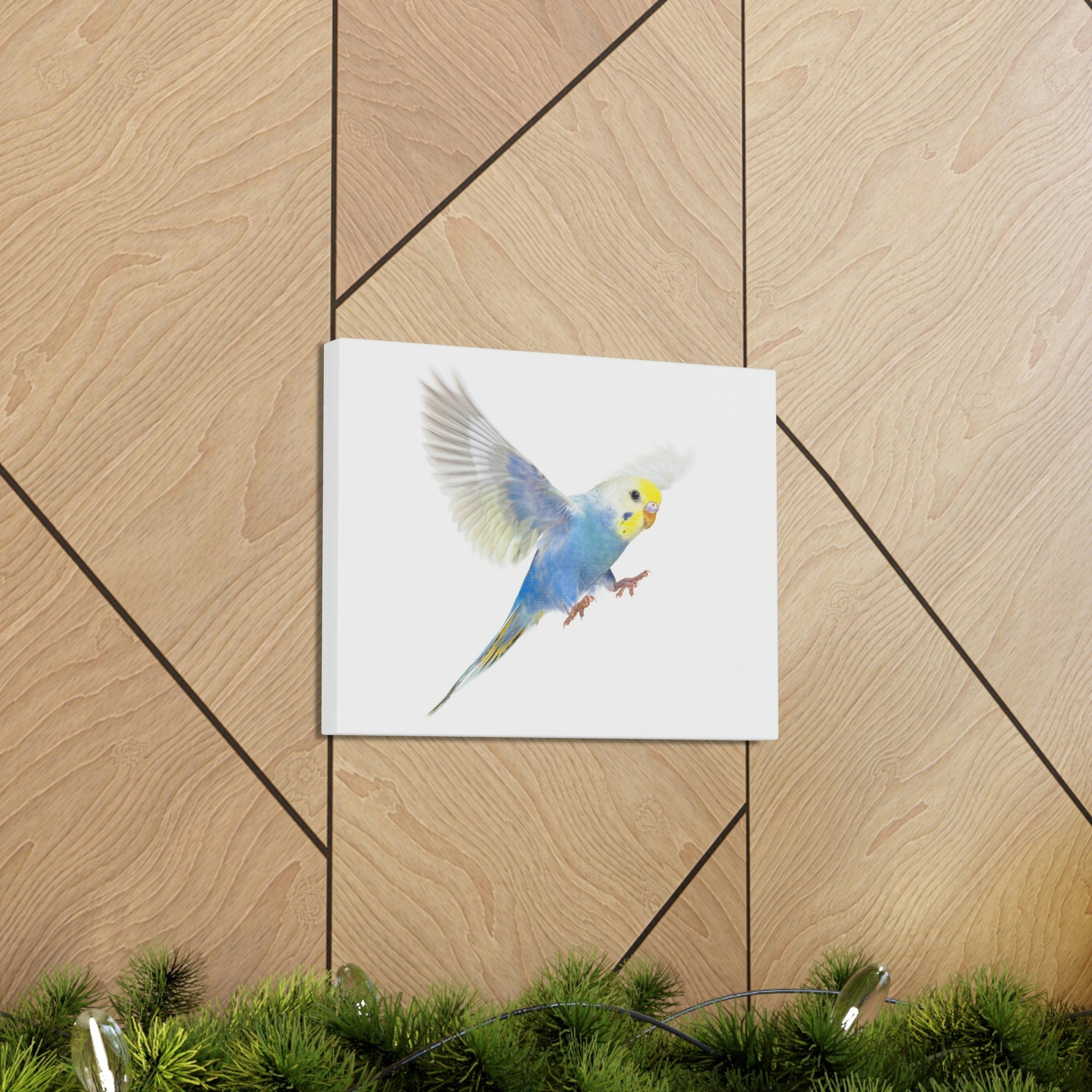 Scripture Walls Budgie Hunting Budgie on Hunt Print Animal Wall Art Wildlife Canvas Prints Wall Art Ready to Hang Unframed-Express Your Love Gifts