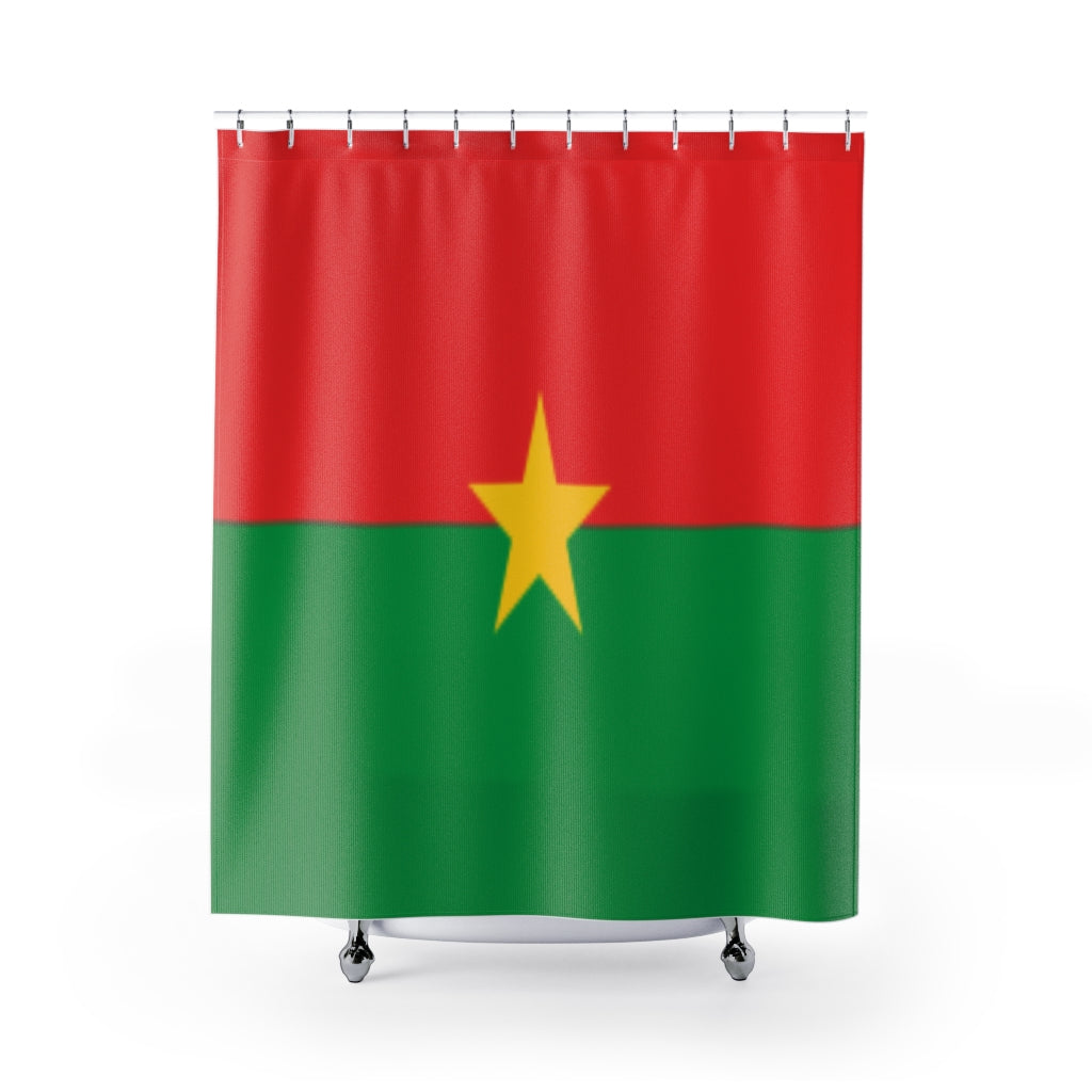 Burkina Faso Stylish Design 71&quot; x 74&quot; Elegant Waterproof Shower Curtain for a Spa-like Bathroom Paradise Exceptional Craftsmanship-Express Your Love Gifts