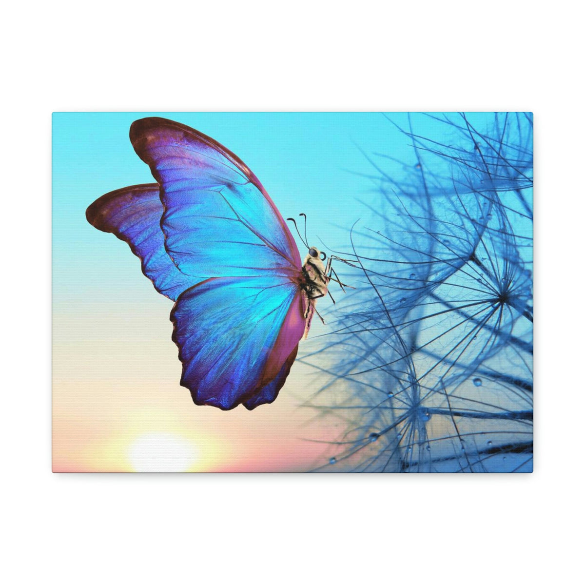 Scripture Walls Butterfly Hunting Butterfly on Hunt Print Animal Wall Art Wildlife Canvas Prints Wall Art Ready to Hang Unframed-Express Your Love Gifts