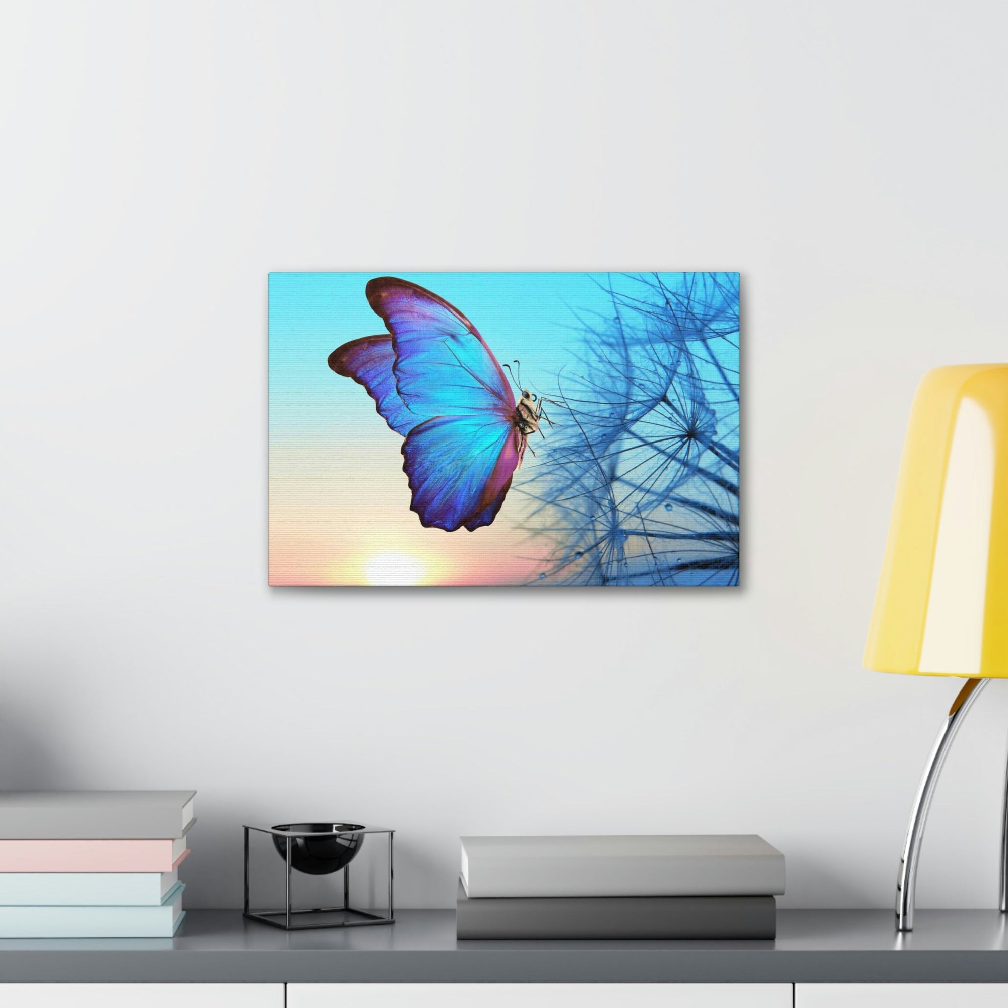 Scripture Walls Butterfly Hunting Butterfly on Hunt Print Animal Wall Art Wildlife Canvas Prints Wall Art Ready to Hang Unframed-Express Your Love Gifts