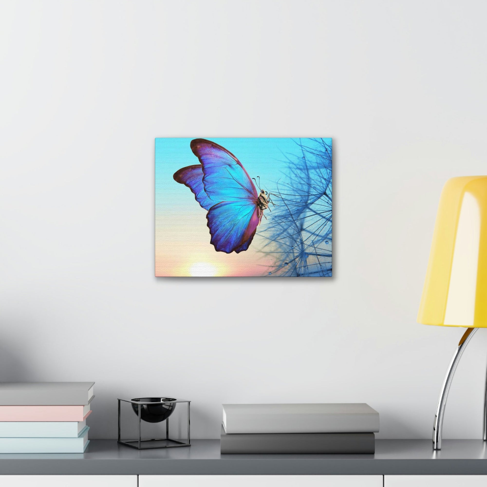 Scripture Walls Butterfly Hunting Butterfly on Hunt Print Animal Wall Art Wildlife Canvas Prints Wall Art Ready to Hang Unframed-Express Your Love Gifts