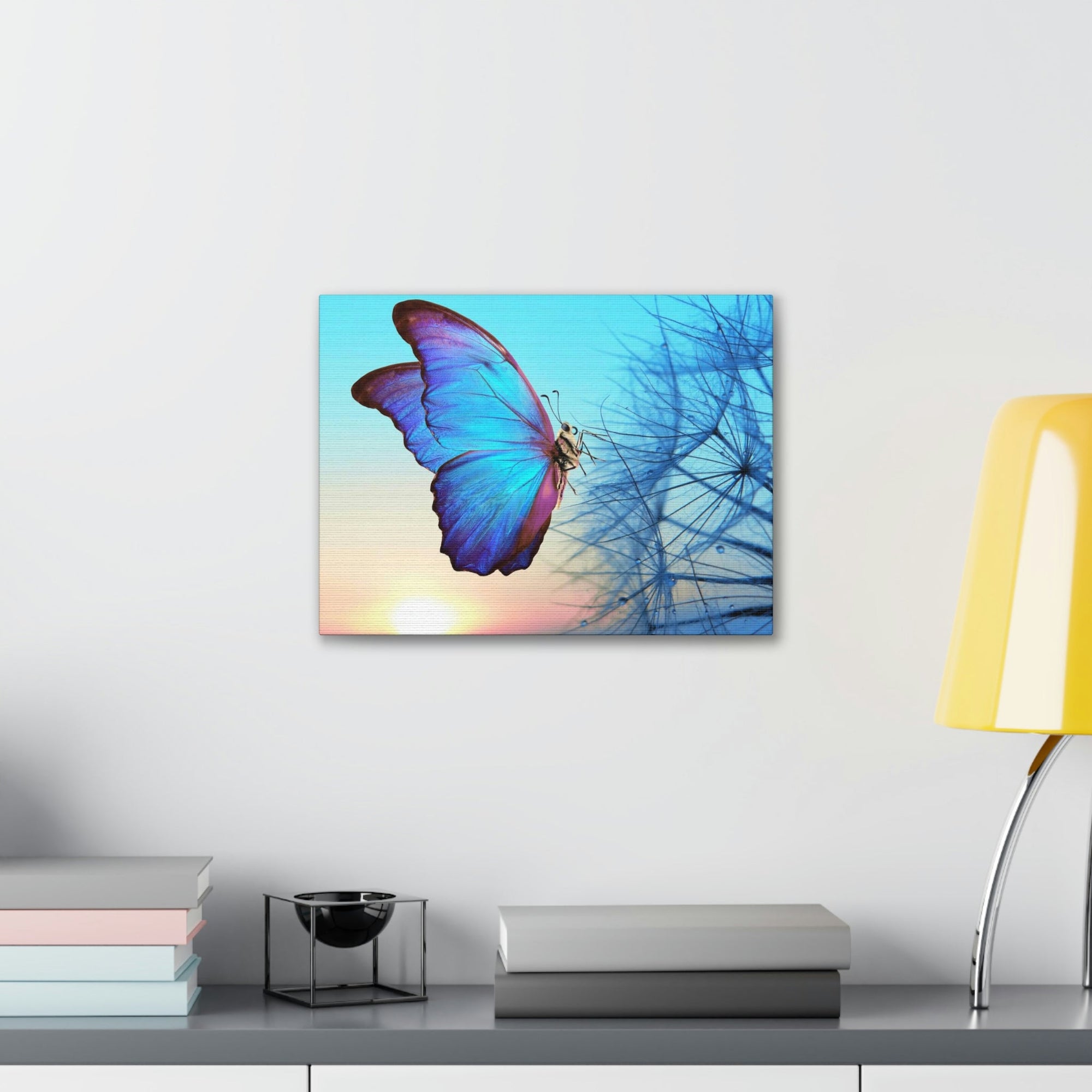 Scripture Walls Butterfly Hunting Butterfly on Hunt Print Animal Wall Art Wildlife Canvas Prints Wall Art Ready to Hang Unframed-Express Your Love Gifts