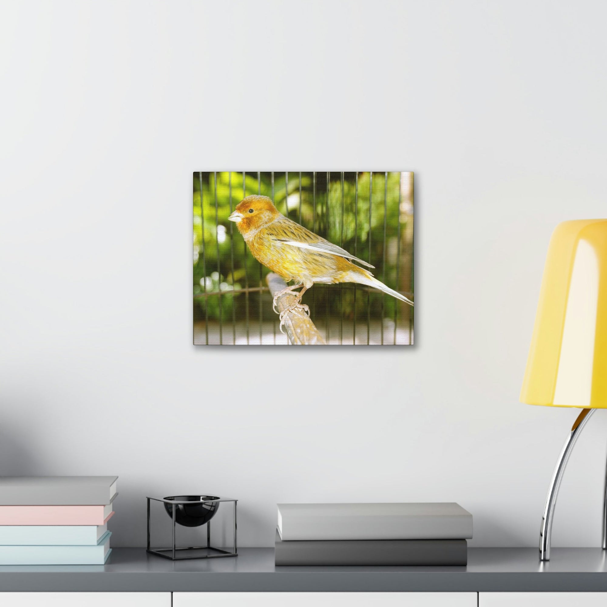 Scripture Walls Canary Hunting Canary on Hunt Print Animal Wall Art Wildlife Canvas Prints Wall Art Ready to Hang Unframed-Express Your Love Gifts