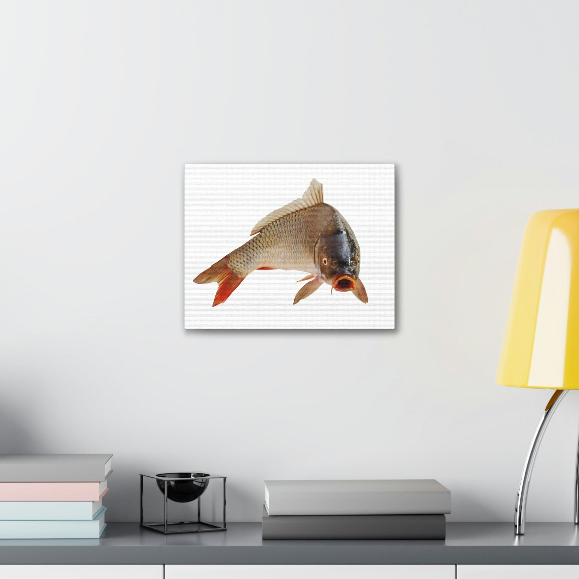 Scripture Walls Carp Hunting Carp on Hunt Print Animal Wall Art Wildlife Canvas Prints Wall Art Ready to Hang Unframed-Express Your Love Gifts