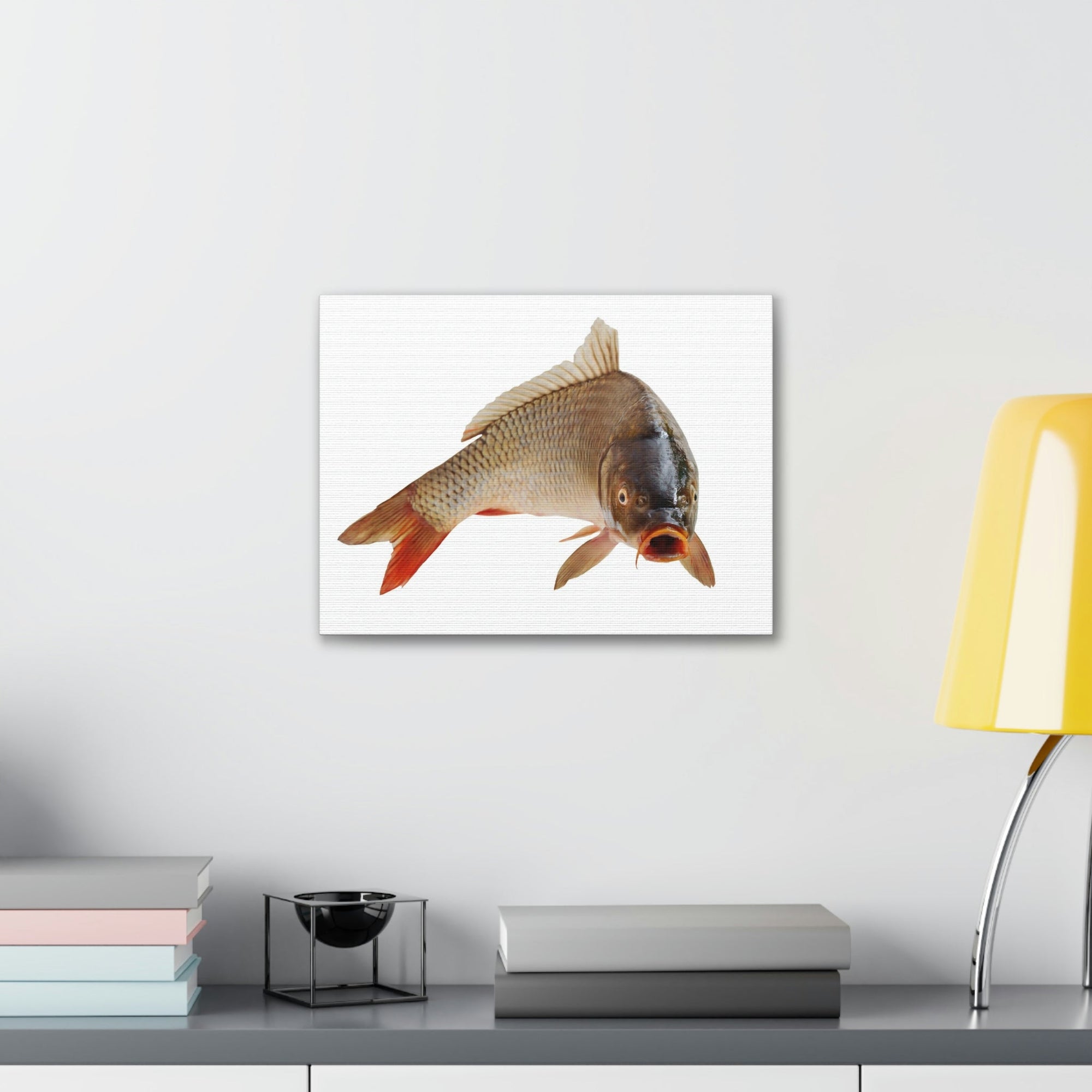 Scripture Walls Carp Hunting Carp on Hunt Print Animal Wall Art Wildlife Canvas Prints Wall Art Ready to Hang Unframed-Express Your Love Gifts