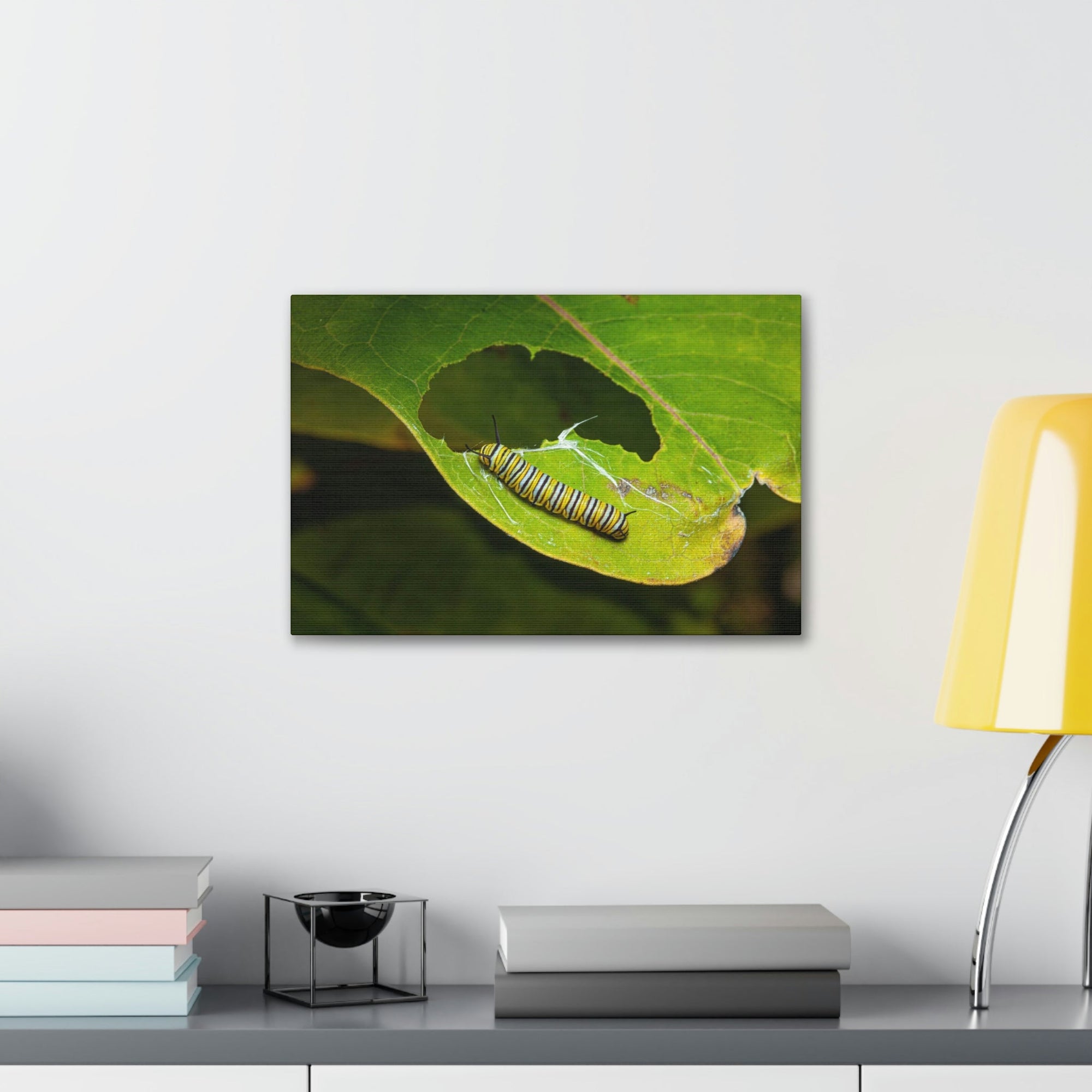 Scripture Walls Caterpillar Hunting Caterpillar on Hunt Print Animal Wall Art Wildlife Canvas Prints Wall Art Ready to Hang Unframed-Express Your Love Gifts