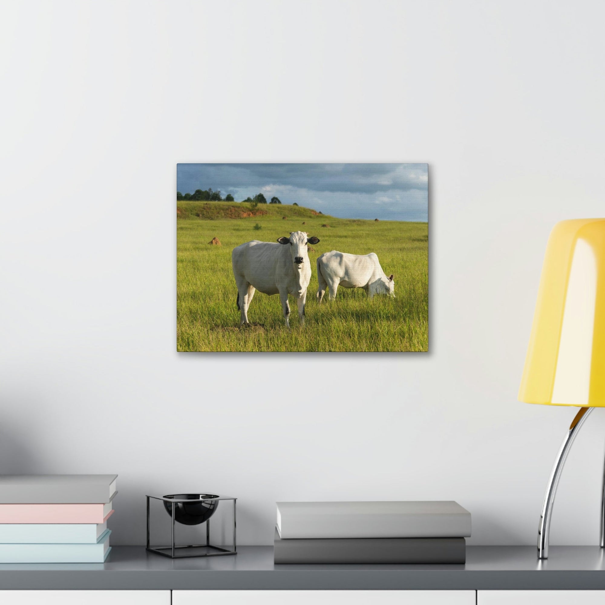 Scripture Walls Cattle Couple Cattle Troop Print Animal Wall Art Wildlife Canvas Prints Wall Art Ready to Hang Unframed-Express Your Love Gifts