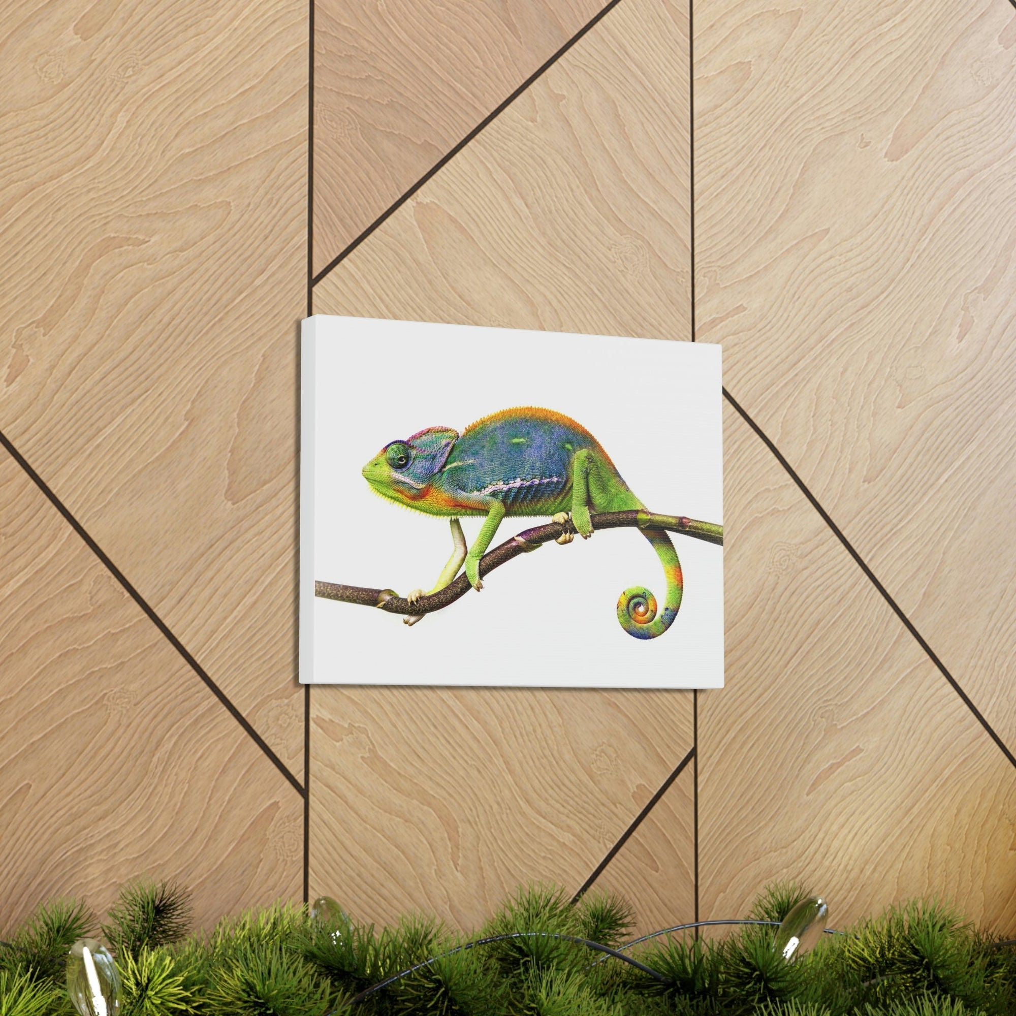 Scripture Walls Chameleon Hunting Chameleon on Hunt Print Animal Wall Art Wildlife Canvas Prints Wall Art Ready to Hang Unframed-Express Your Love Gifts