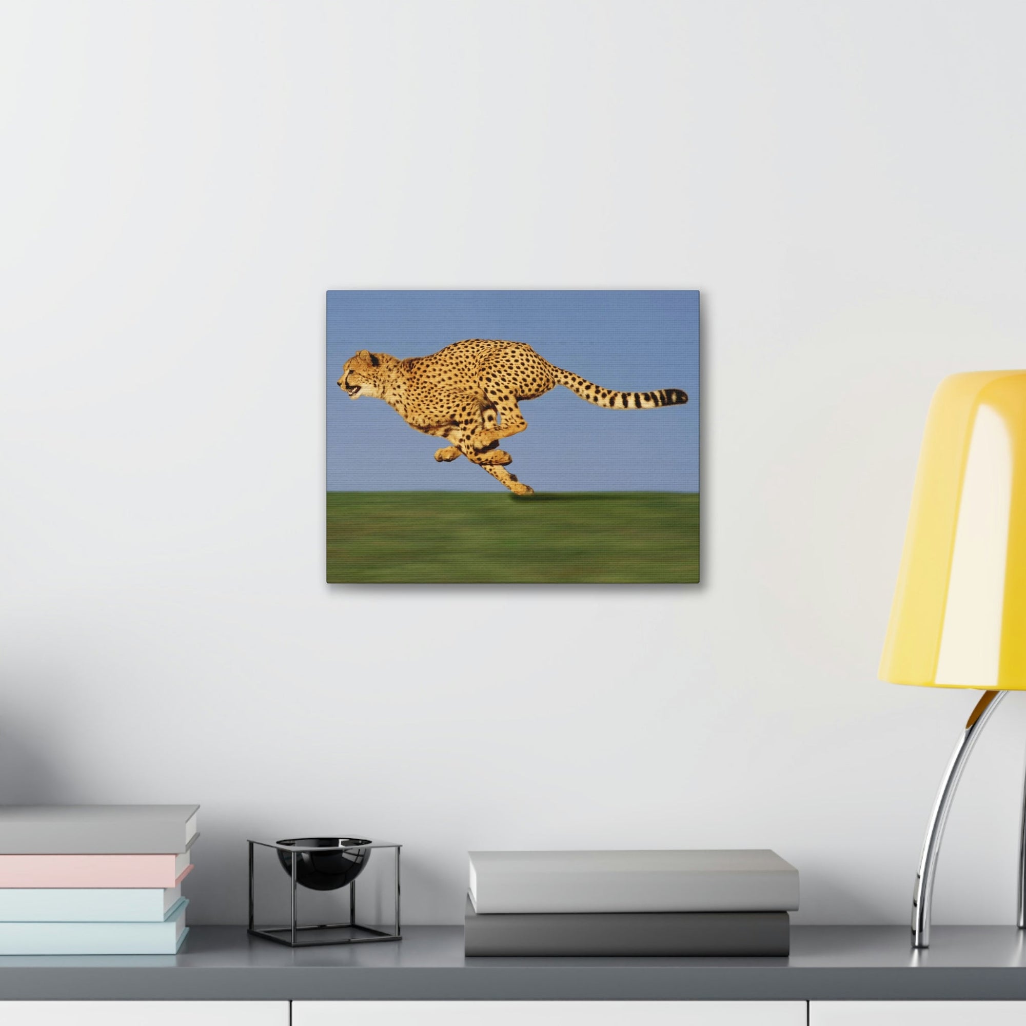 Scripture Walls Cheetah Hunting Cheetah on Hunt Print Animal Wall Art Wildlife Canvas Prints Wall Art Ready to Hang Unframed-Express Your Love Gifts