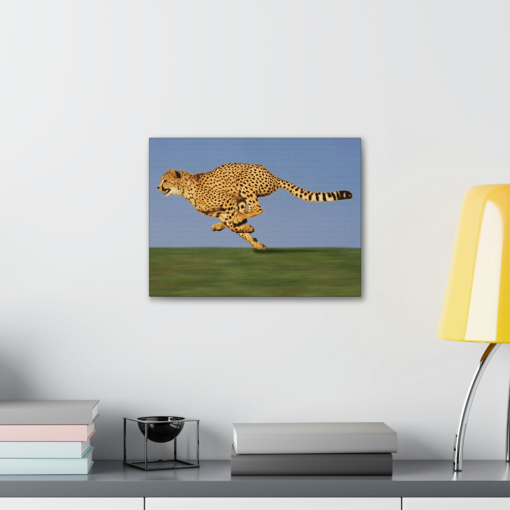 Scripture Walls Cheetah Hunting Cheetah on Hunt Print Animal Wall Art Wildlife Canvas Prints Wall Art Ready to Hang Unframed-Express Your Love Gifts