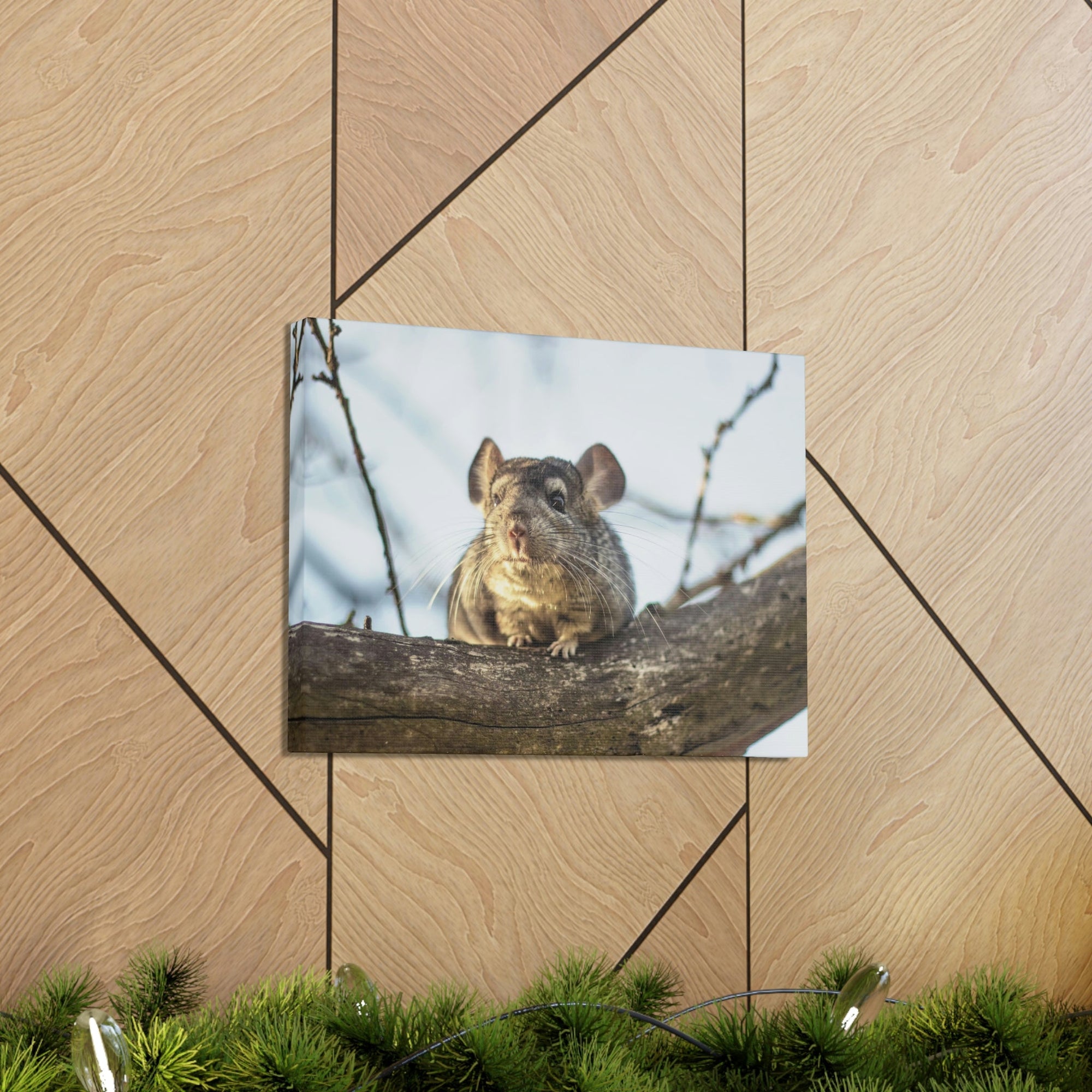 Scripture Walls Chinchilla Hunting Chinchilla on Hunt Print Animal Wall Art Wildlife Canvas Prints Wall Art Ready to Hang Unframed-Express Your Love Gifts