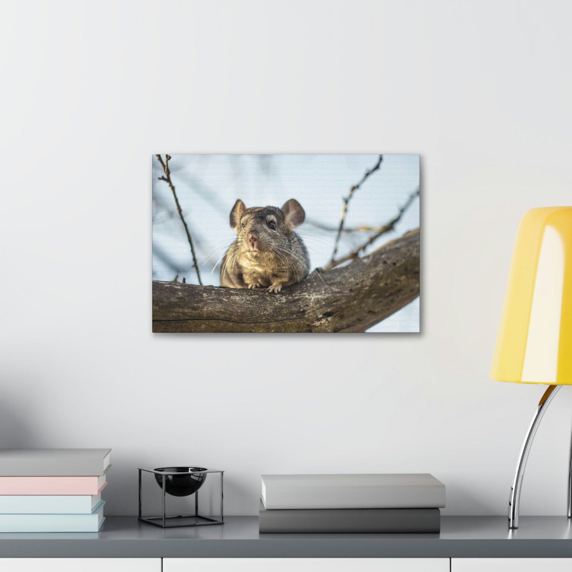 Scripture Walls Chinchilla Hunting Chinchilla on Hunt Print Animal Wall Art Wildlife Canvas Prints Wall Art Ready to Hang Unframed-Express Your Love Gifts