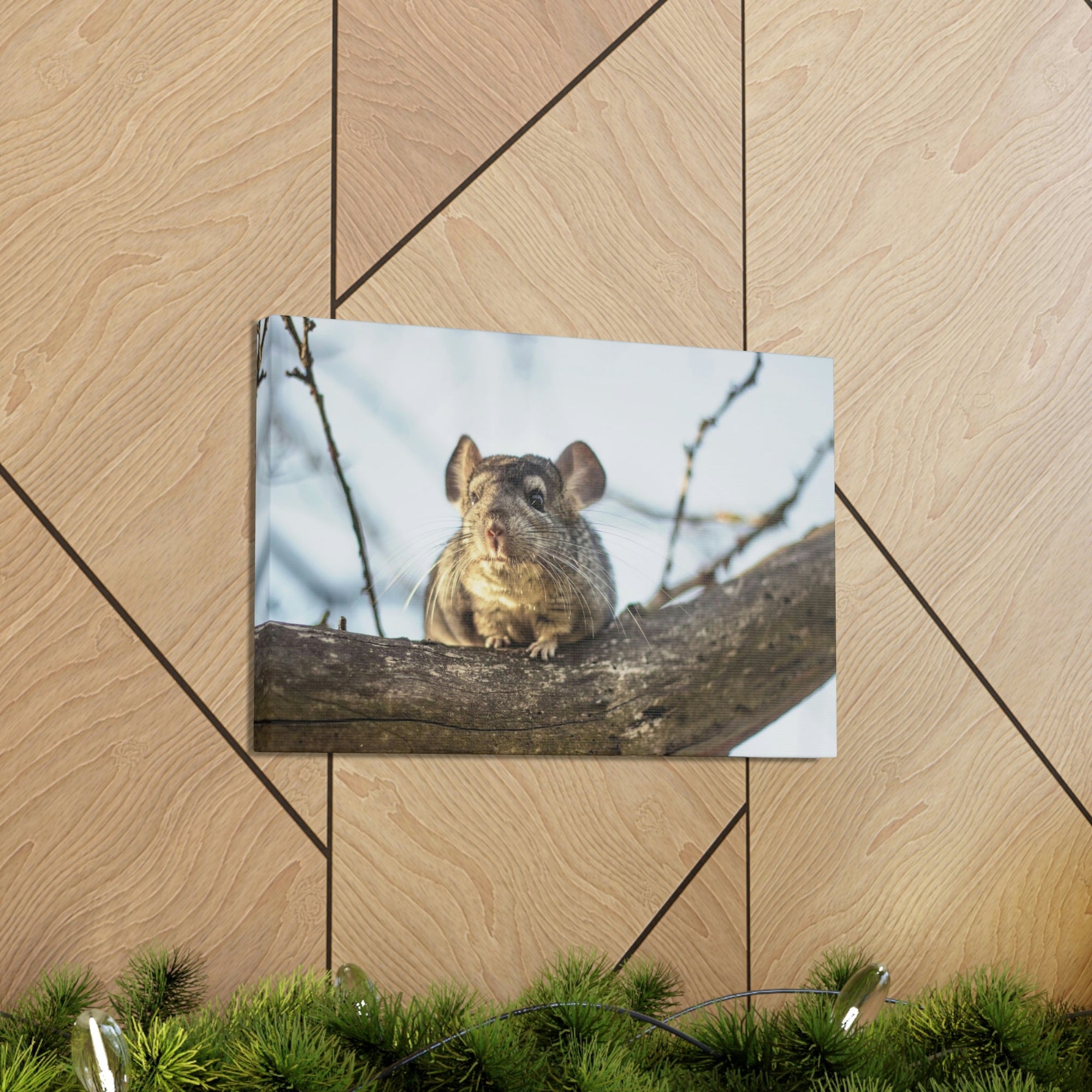 Scripture Walls Chinchilla Hunting Chinchilla on Hunt Print Animal Wall Art Wildlife Canvas Prints Wall Art Ready to Hang Unframed-Express Your Love Gifts