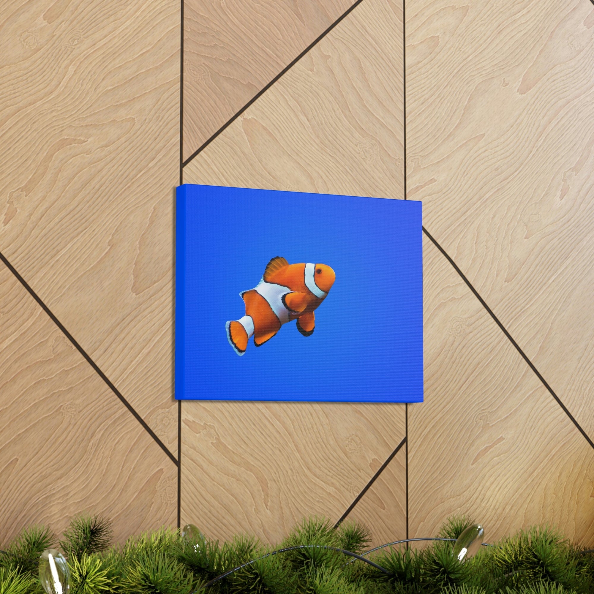 Scripture Walls Clown Fish Hunting Clown Fish on Hunt Print Animal Wall Art Wildlife Canvas Prints Wall Art Ready to Hang Unframed-Express Your Love Gifts