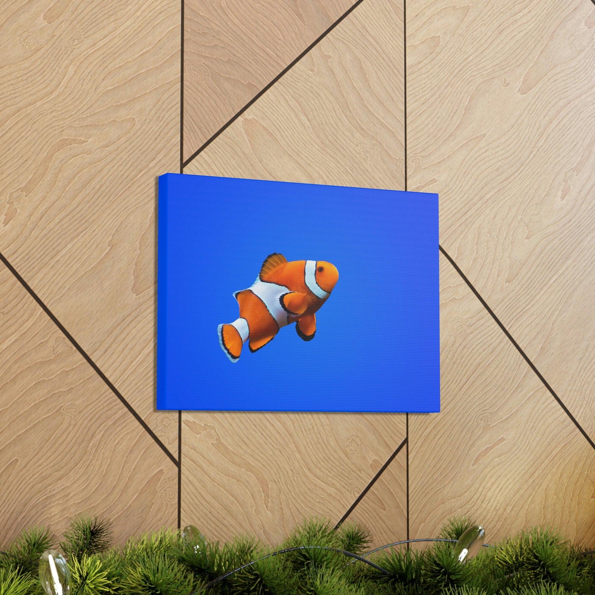 Scripture Walls Clown Fish Hunting Clown Fish on Hunt Print Animal Wall Art Wildlife Canvas Prints Wall Art Ready to Hang Unframed-Express Your Love Gifts