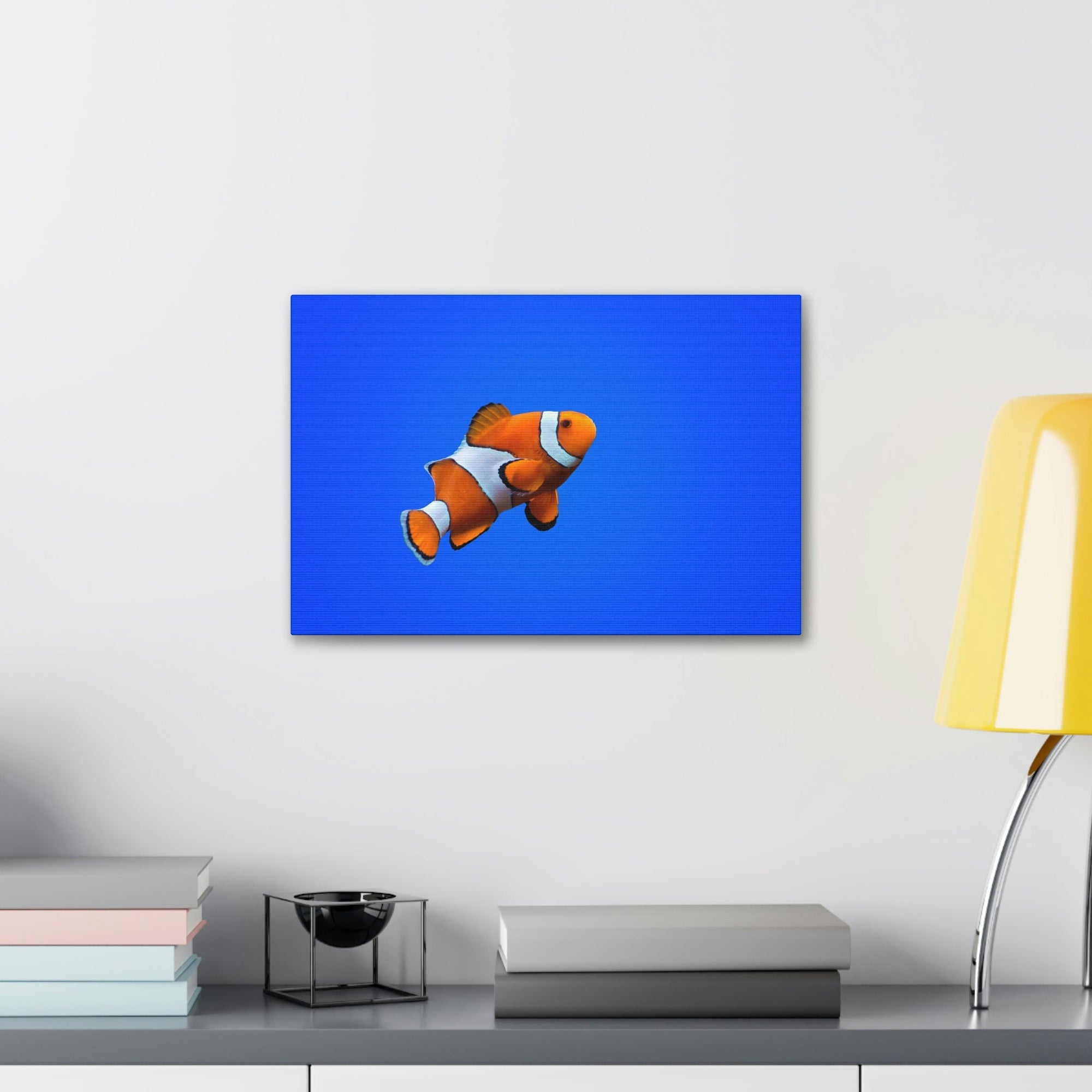 Scripture Walls Clown Fish Hunting Clown Fish on Hunt Print Animal Wall Art Wildlife Canvas Prints Wall Art Ready to Hang Unframed-Express Your Love Gifts