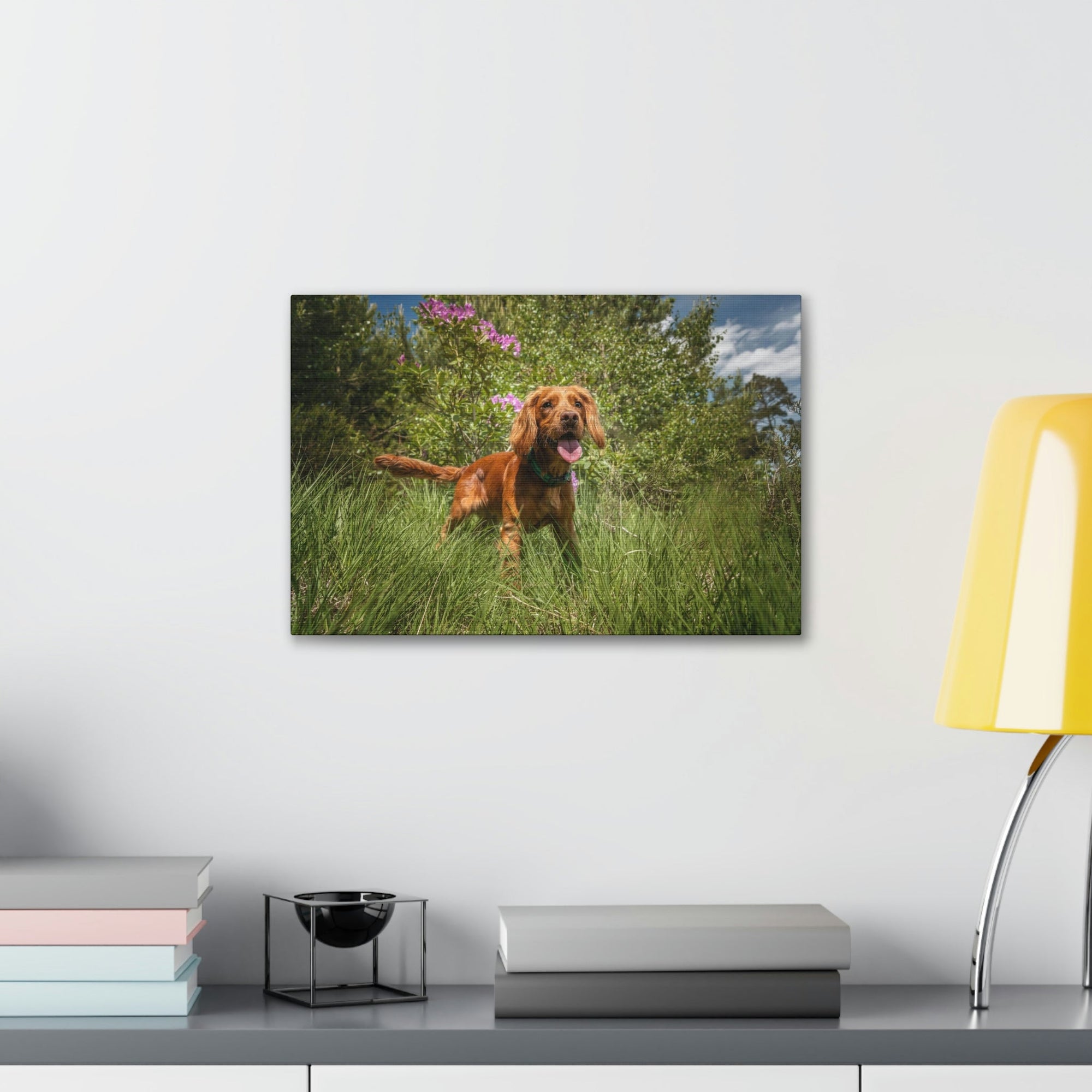 Scripture Walls Cocker Spaniel Hunting Cocker Spaniel on Hunt Print Animal Wall Art Wildlife Canvas Prints Wall Art Ready to Hang Unframed-Express Your Love Gifts