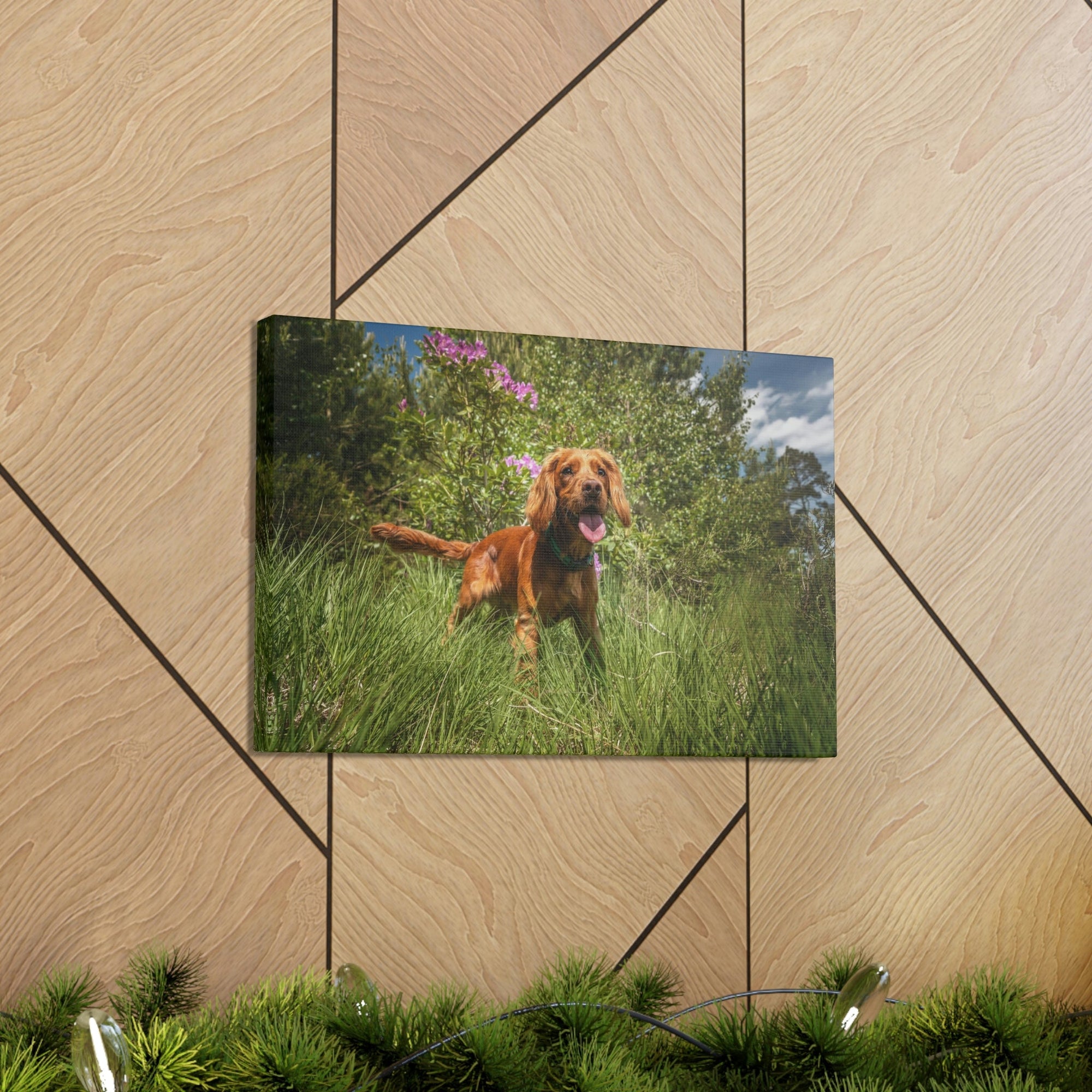 Scripture Walls Cocker Spaniel Hunting Cocker Spaniel on Hunt Print Animal Wall Art Wildlife Canvas Prints Wall Art Ready to Hang Unframed-Express Your Love Gifts